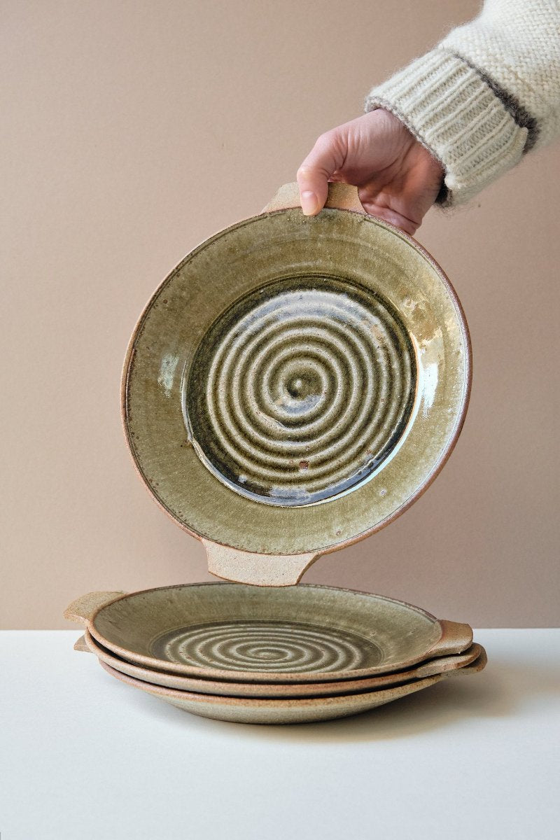 Medium Ash Green Tapas Plate