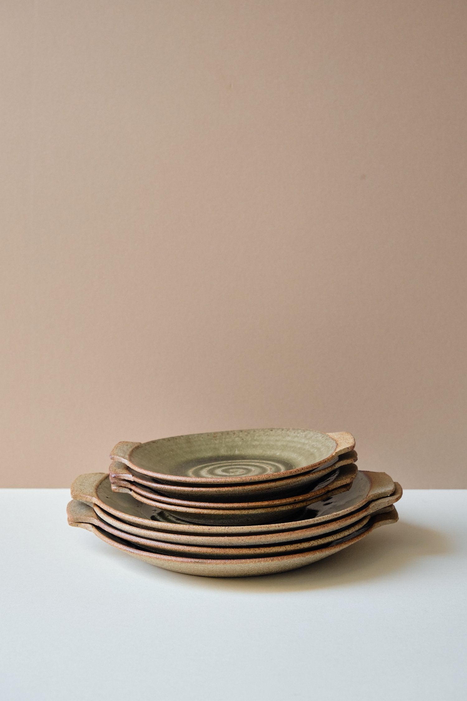Medium Ash Green Tapas Plate
