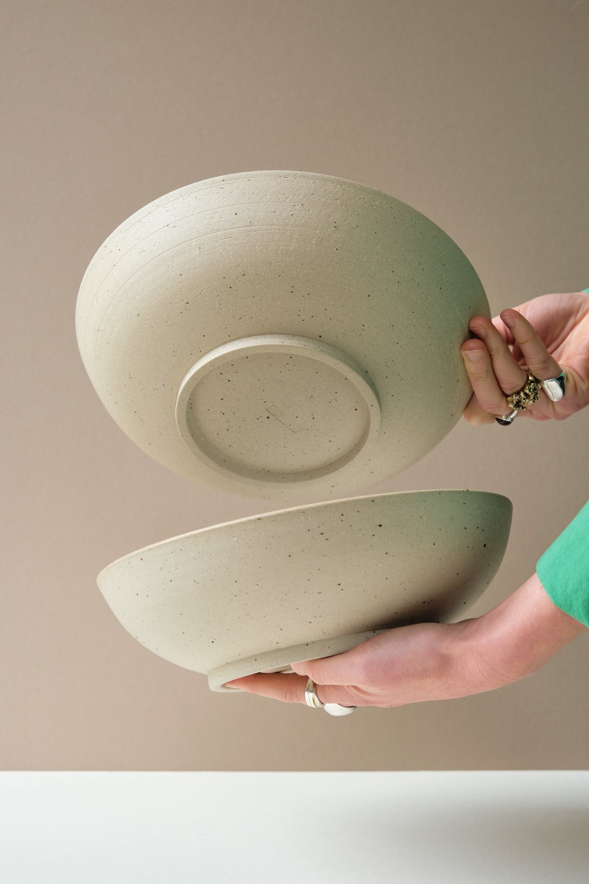 Speckle Serving Dish by Rebecca Morris