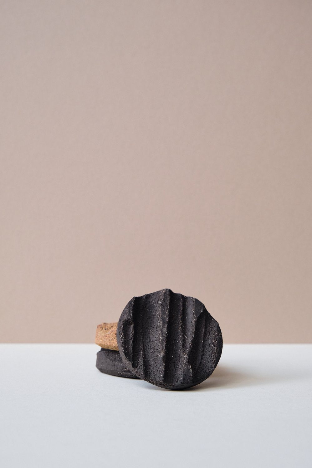 Round Textured Slab Soap Dish