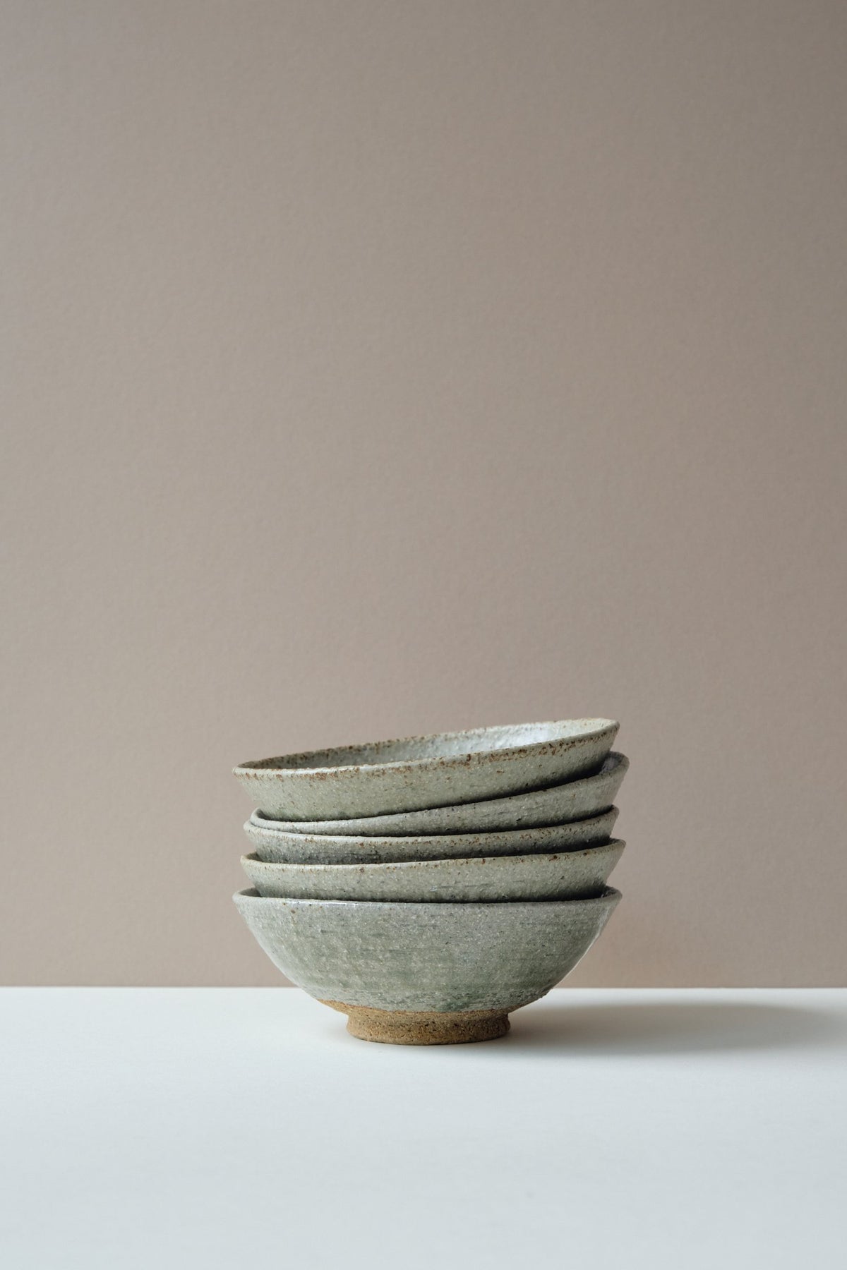 Ash Glazed Snack Bowl Stacked