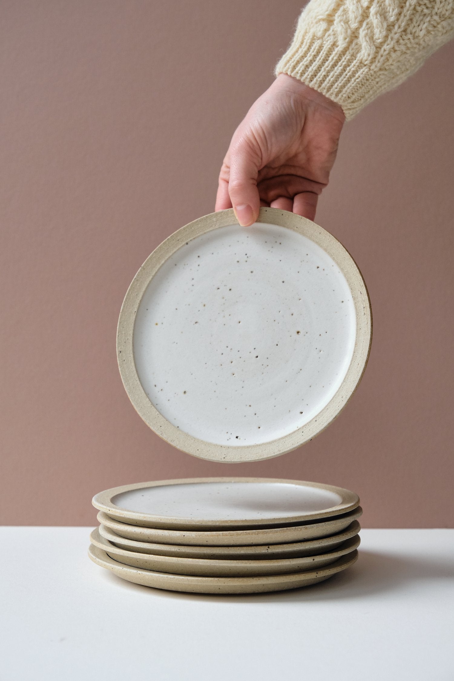 Speckle Side Plate by Rebecca Morris