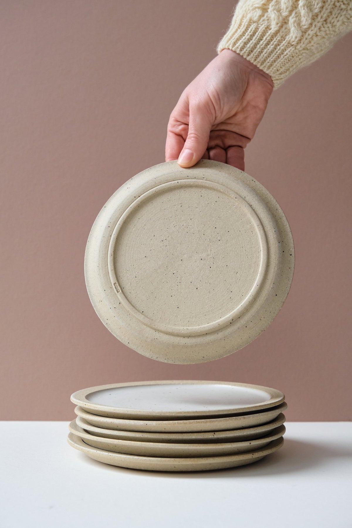 Speckle Side Plate by Rebecca Morris