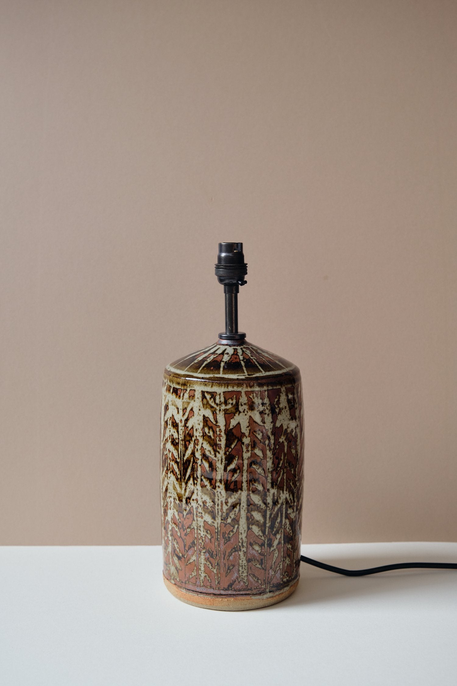 Herringbone Glaze Lamp