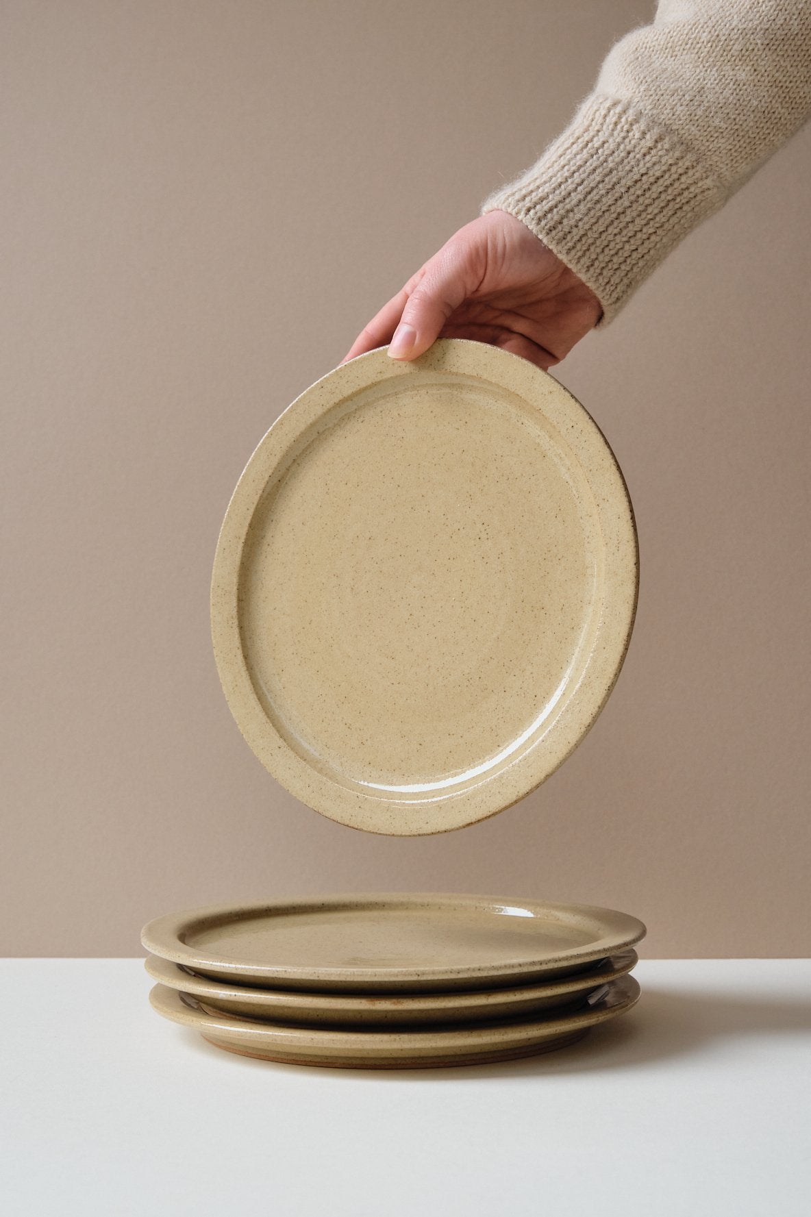 Brown Toast Plate