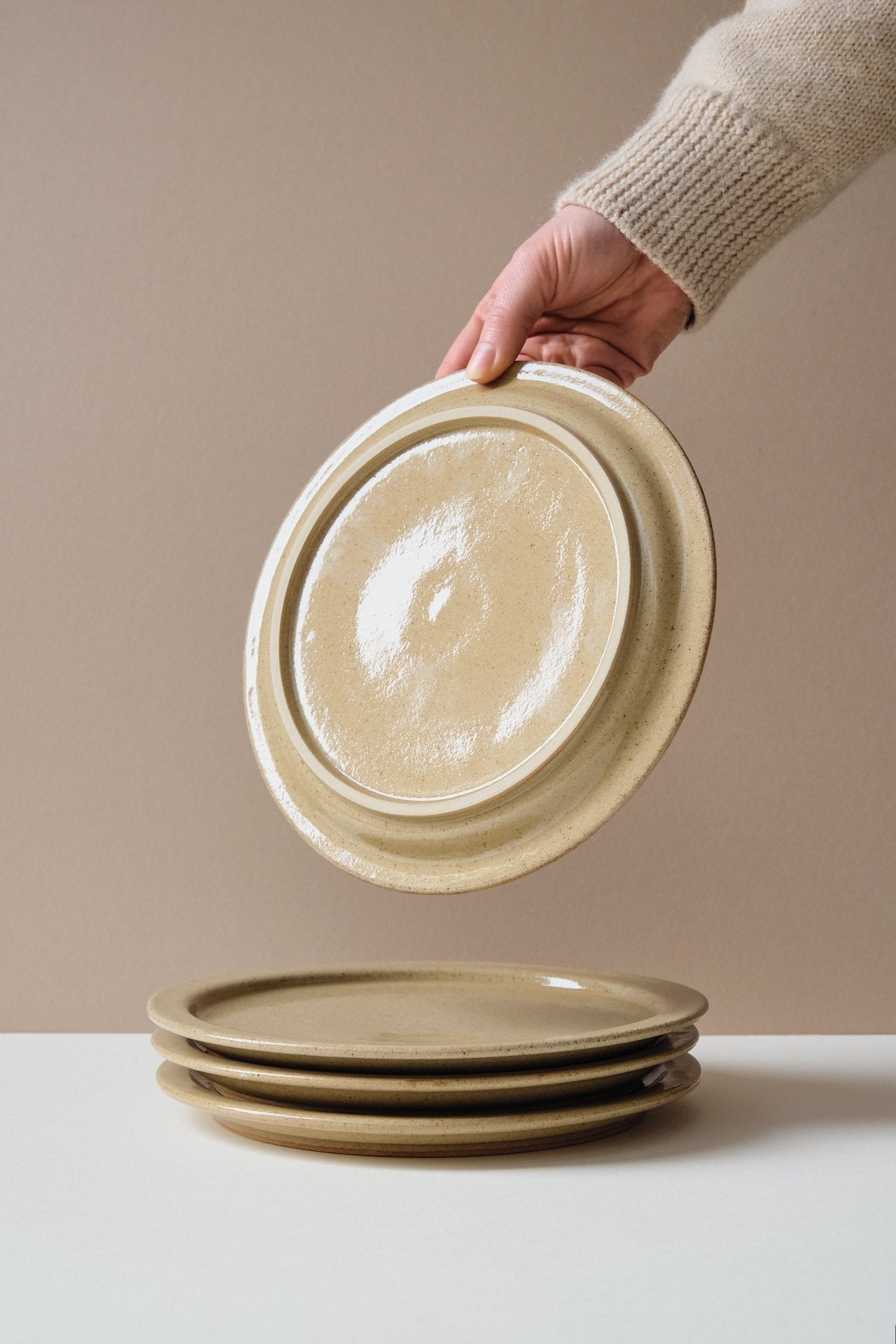 Brown Toast Plate