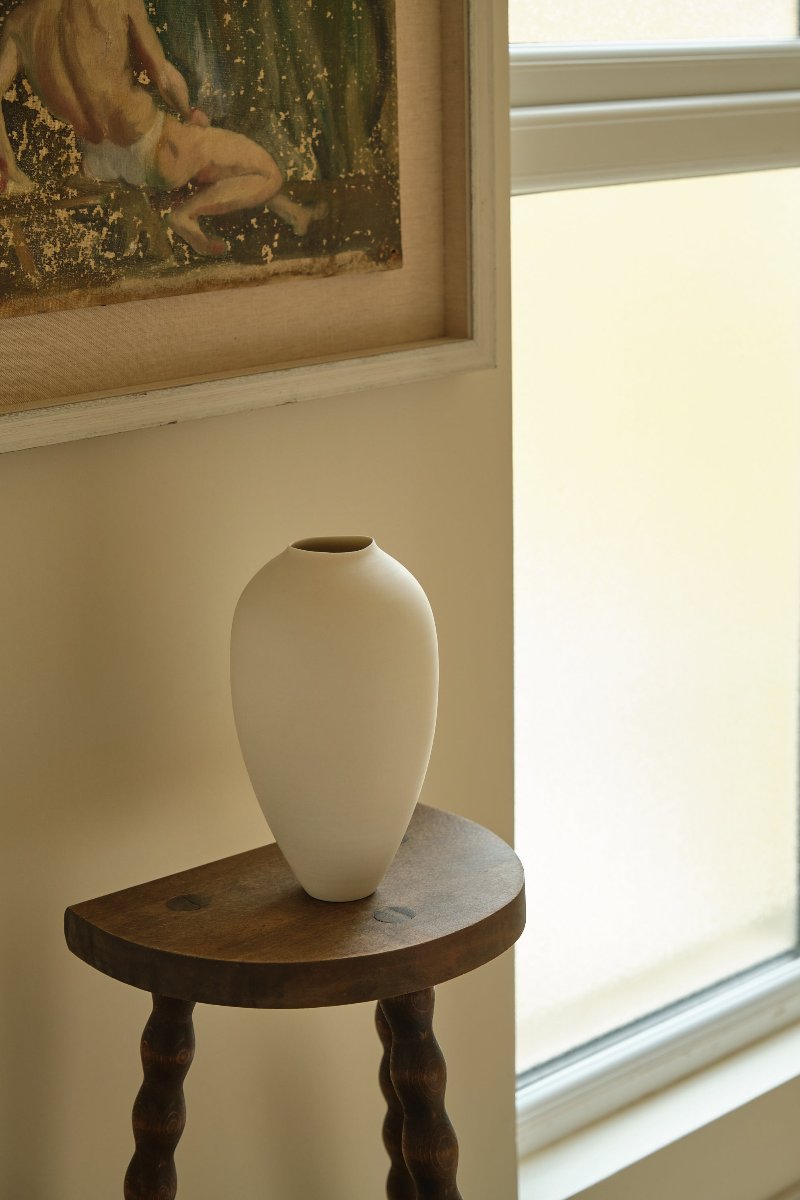 White Porcelain Vase