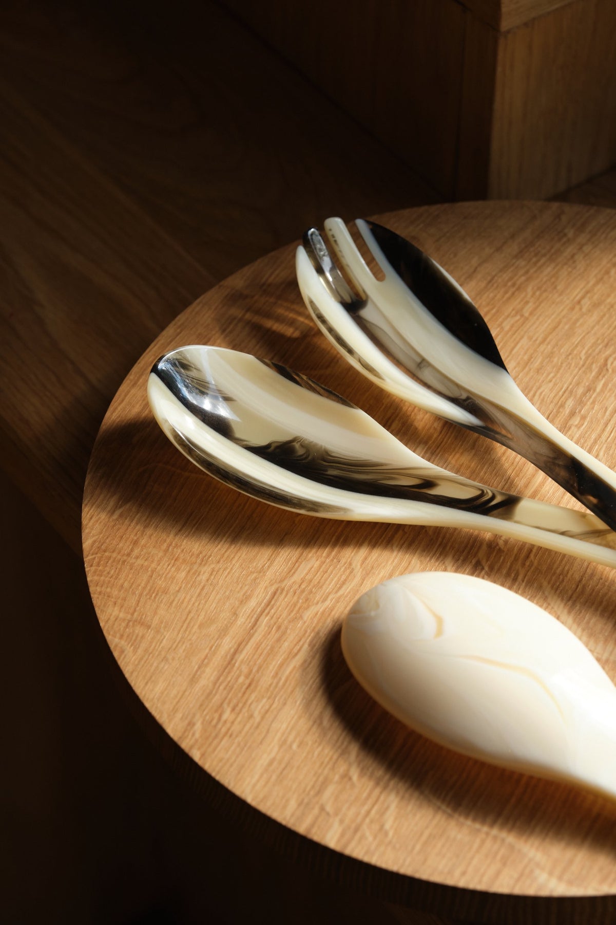 Striped Salad Servers