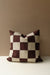 Checked Linen Cushion
