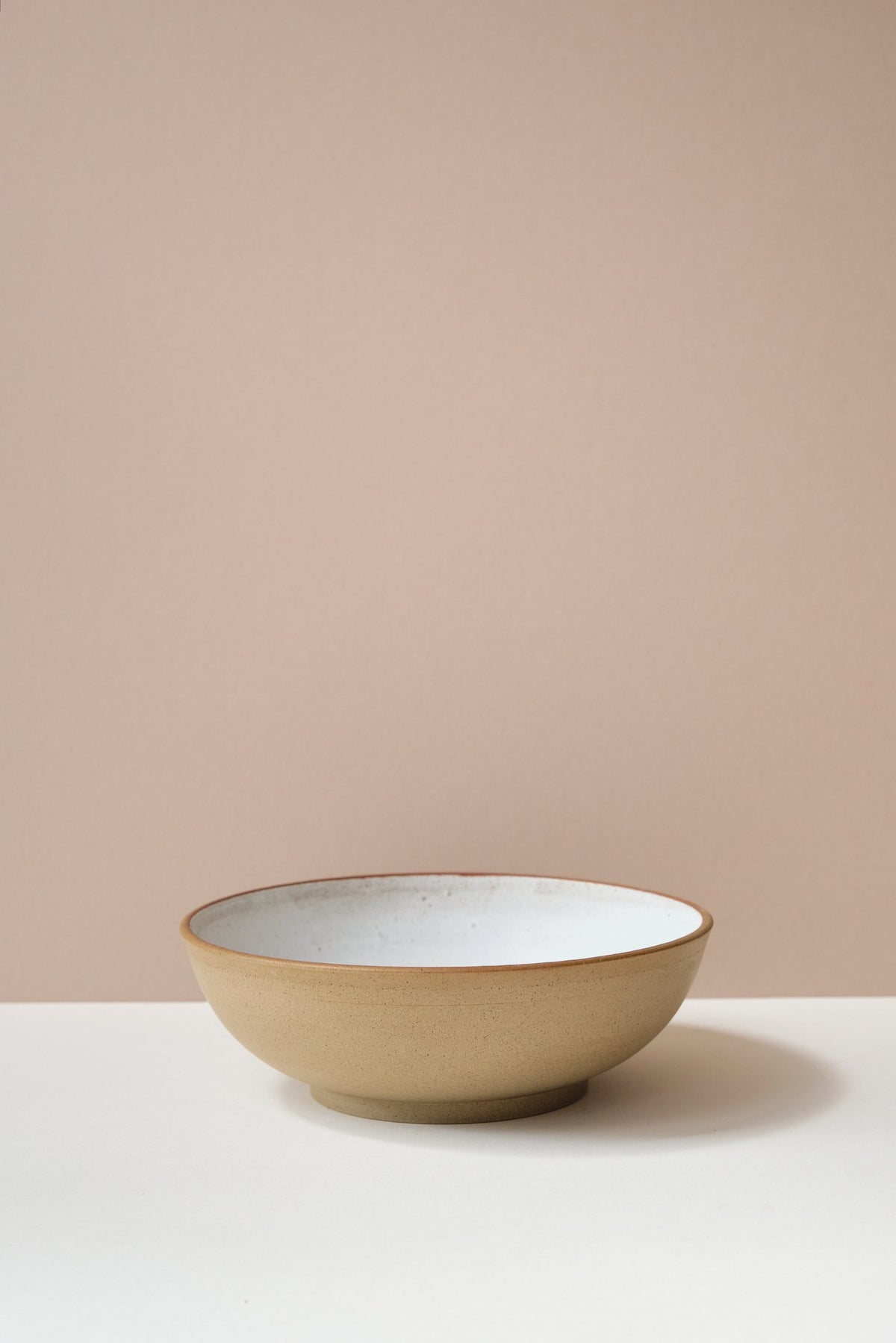 Deep Brown Salad Bowl by Rebecca Morris