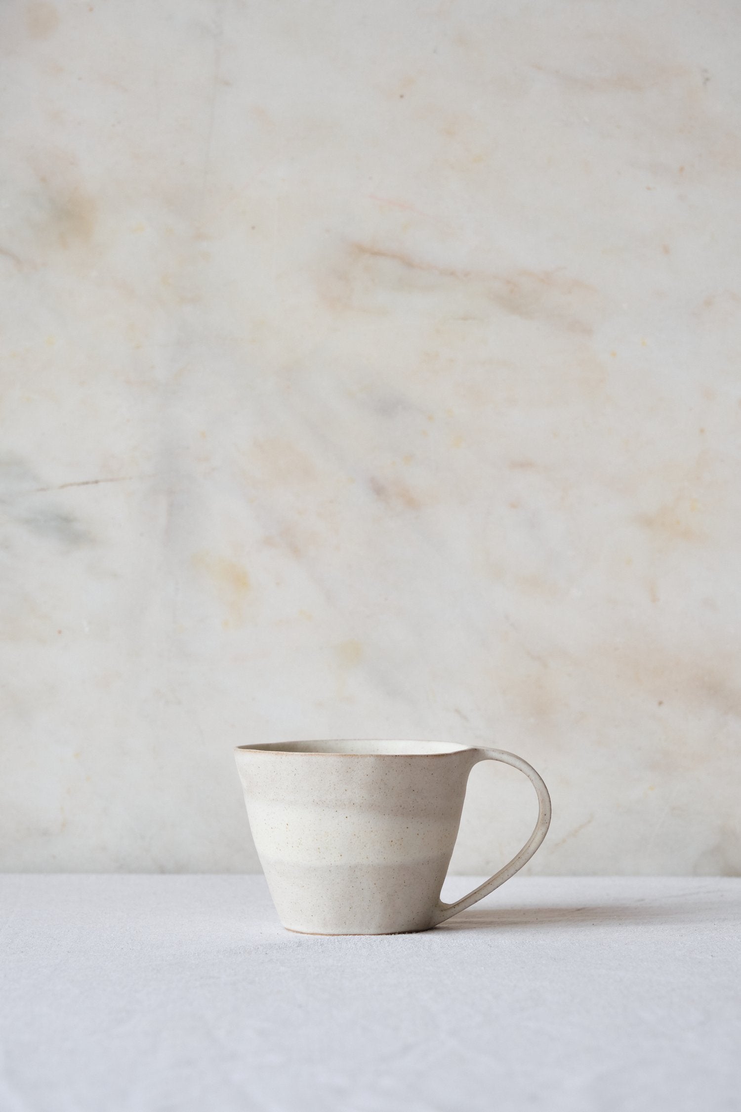 White Coiled Mug