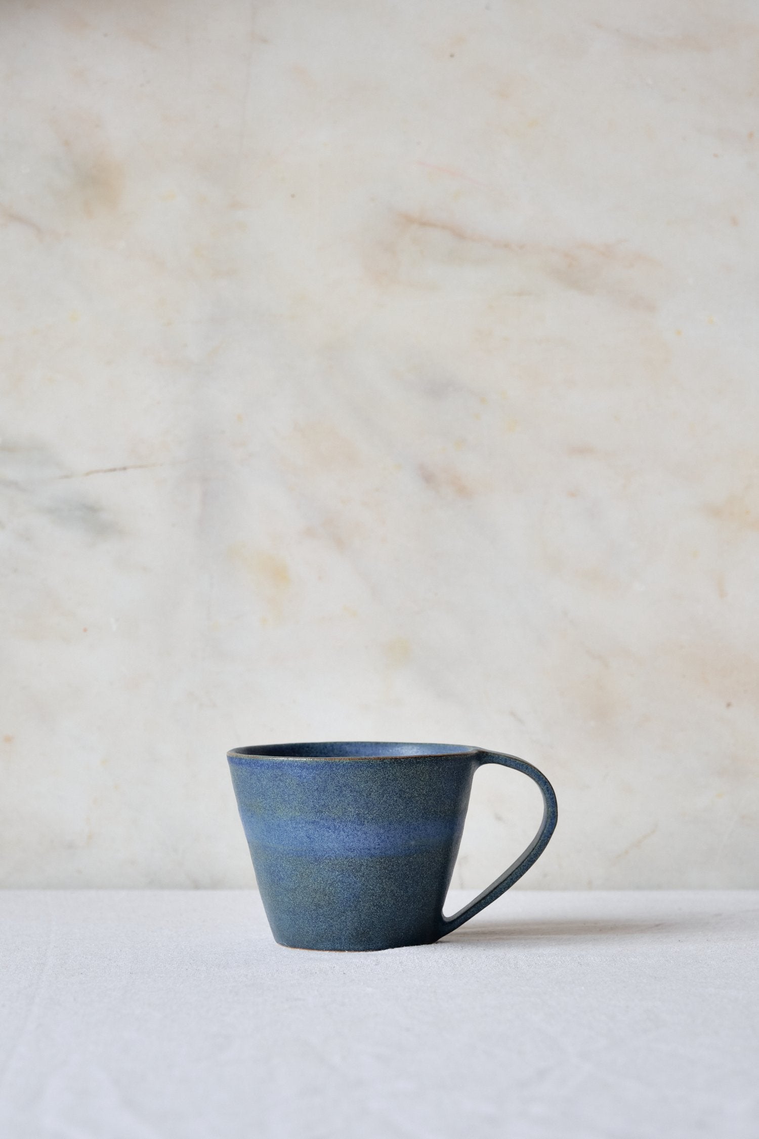 Blue Coiled Mug
