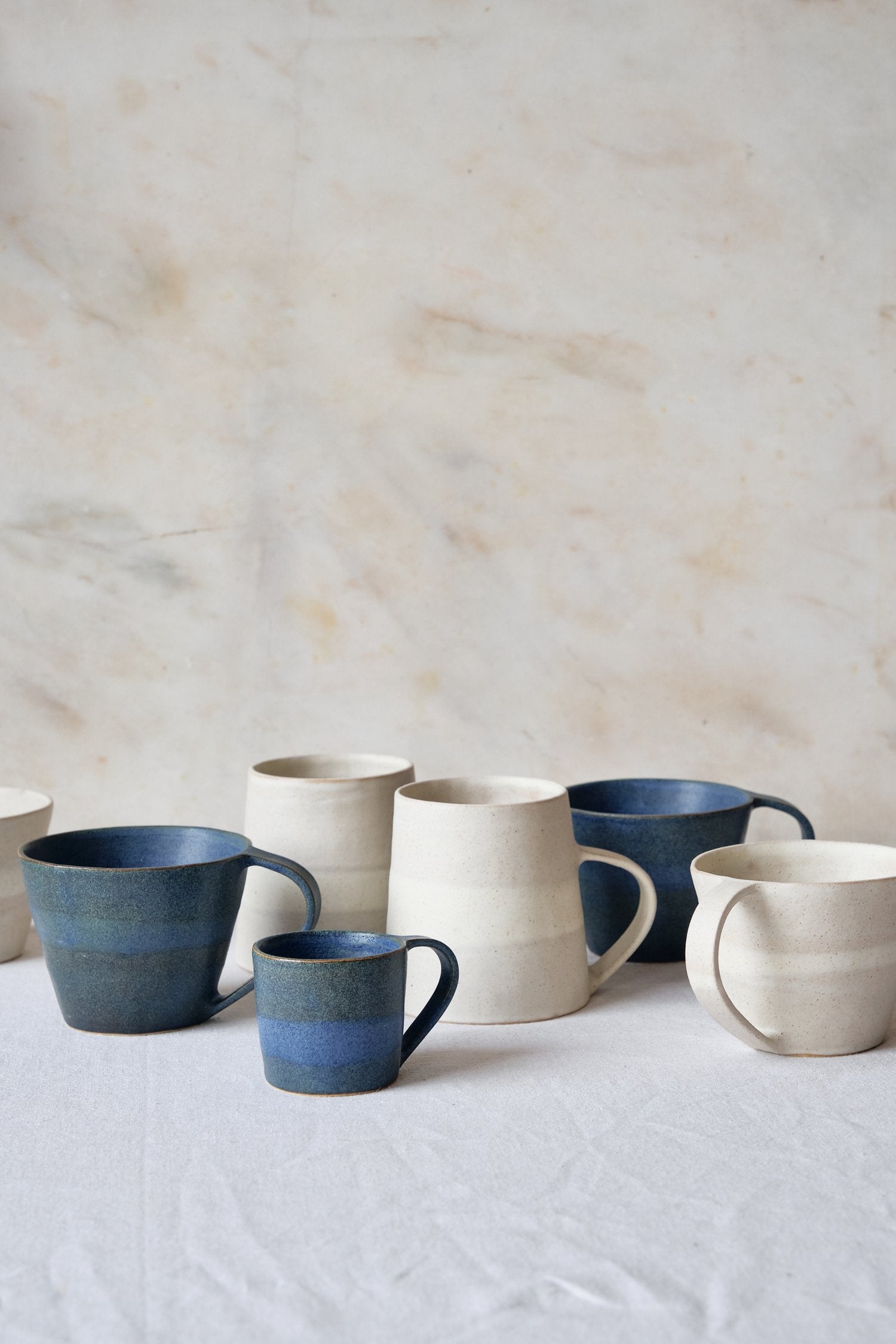 Blue Coiled Espresso Cup