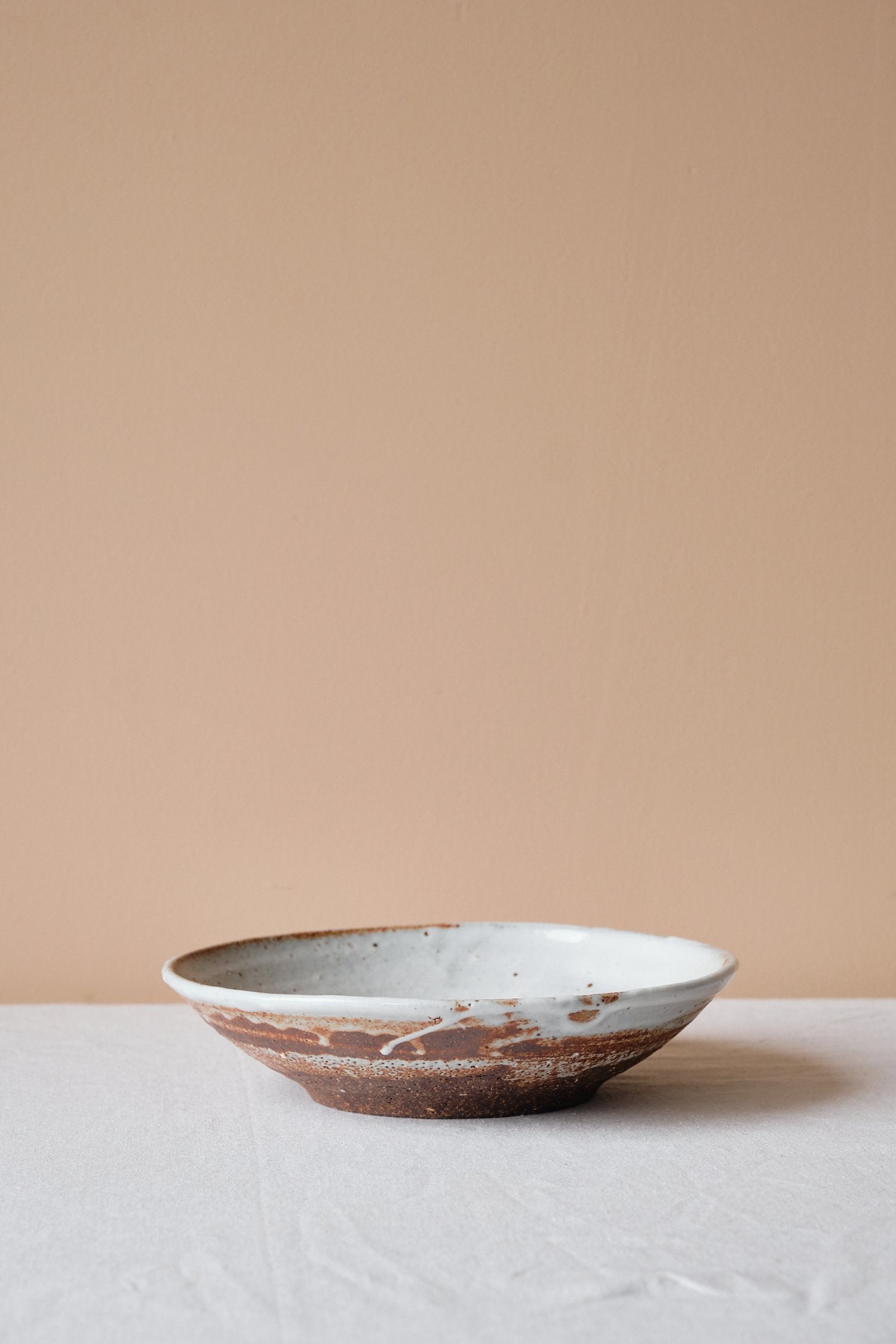 Shino Glaze Plate