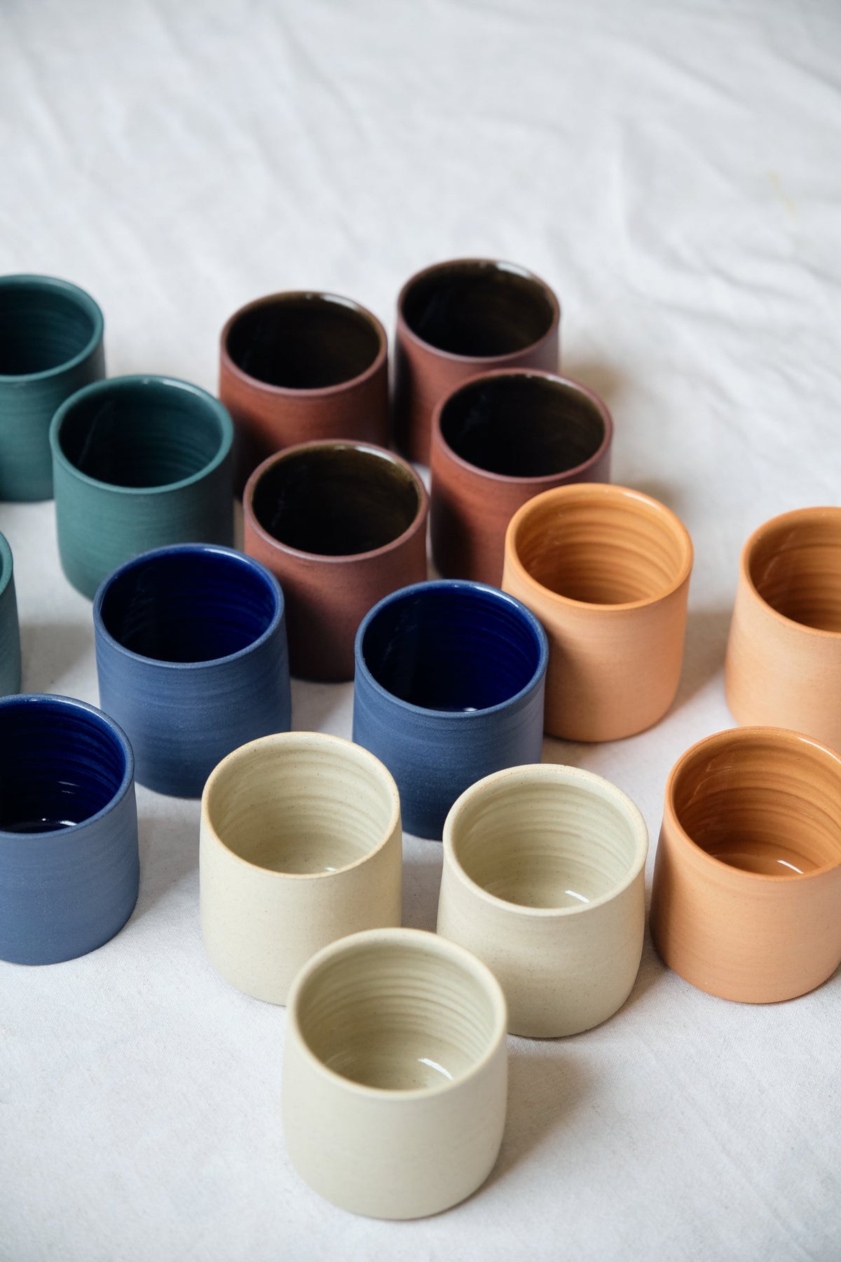 Cobalt Flat White Cup