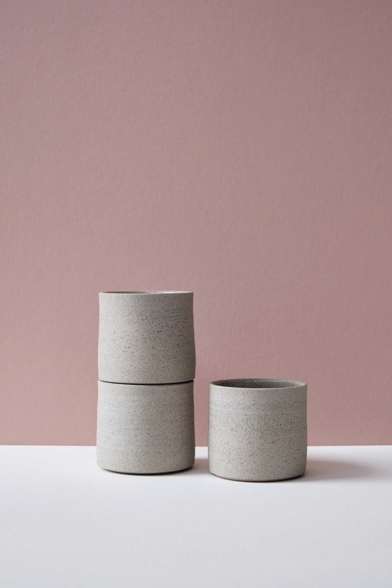 Pepper Grey Flat White Cup