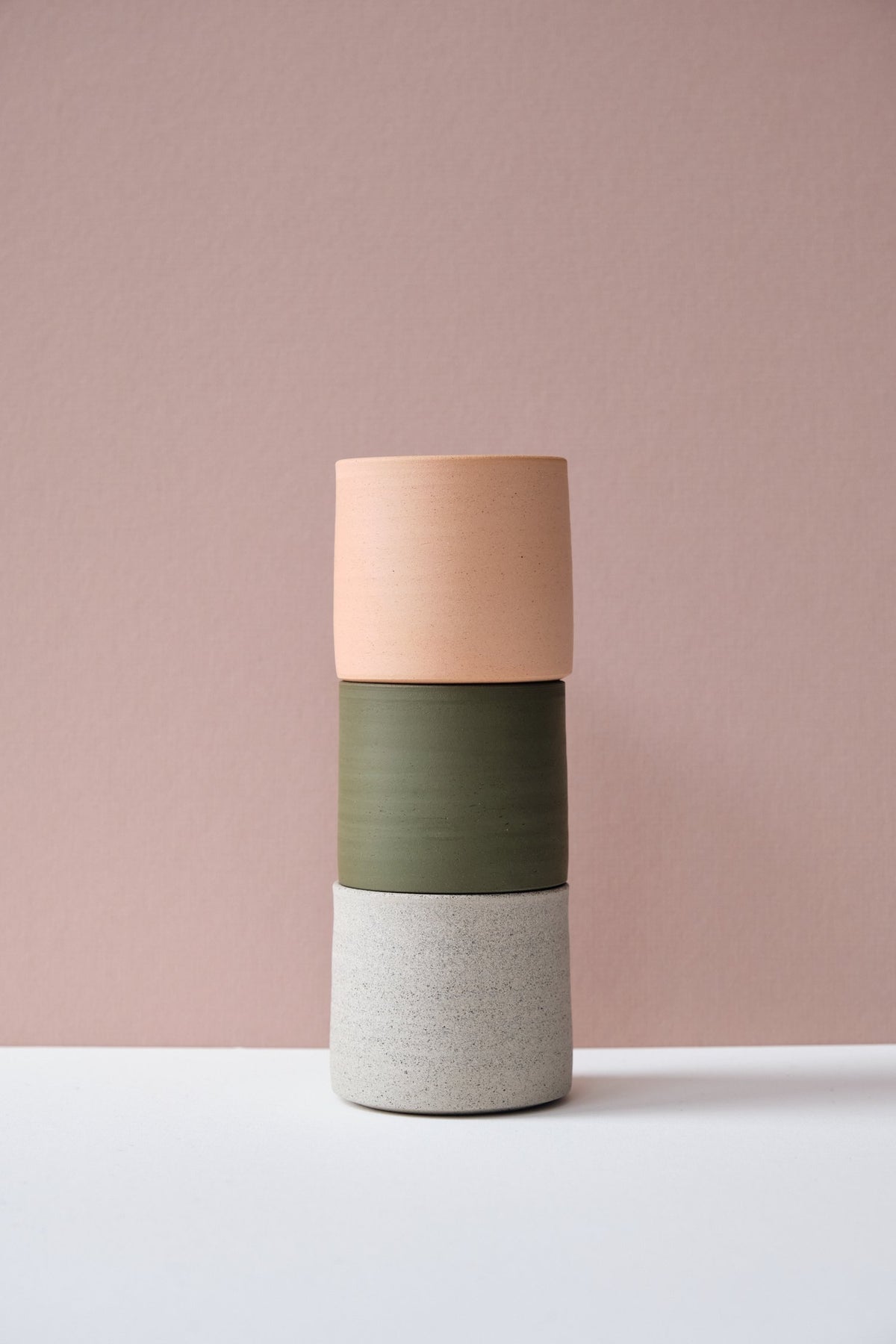 Moss Green Flat White Cup