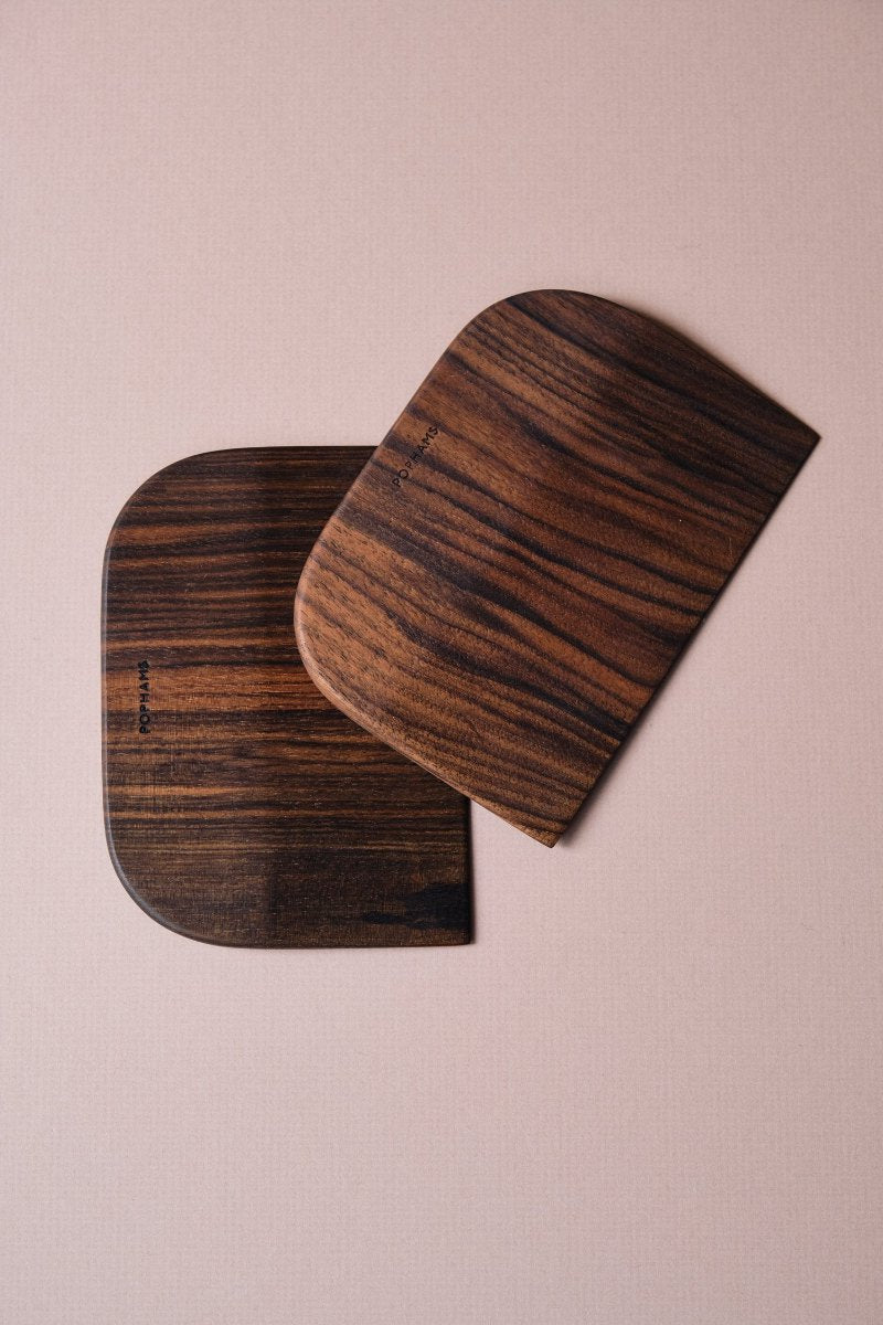 Pophams x Sewlyn House Walnut Dough Scraper