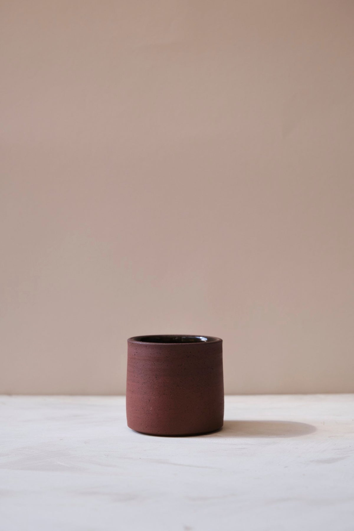 Flat White Cup in Red Wine
