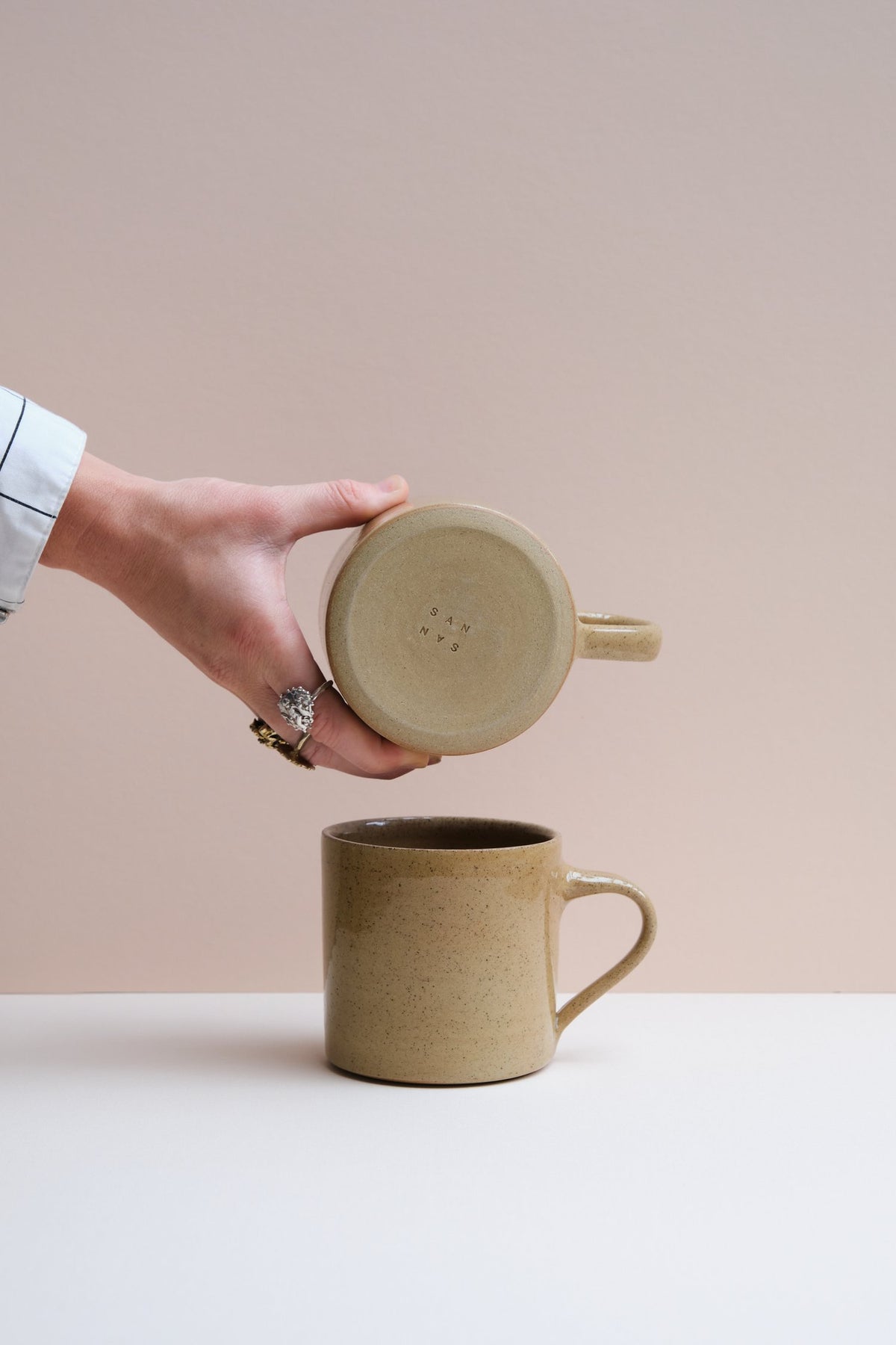Large Brown Mug by San San