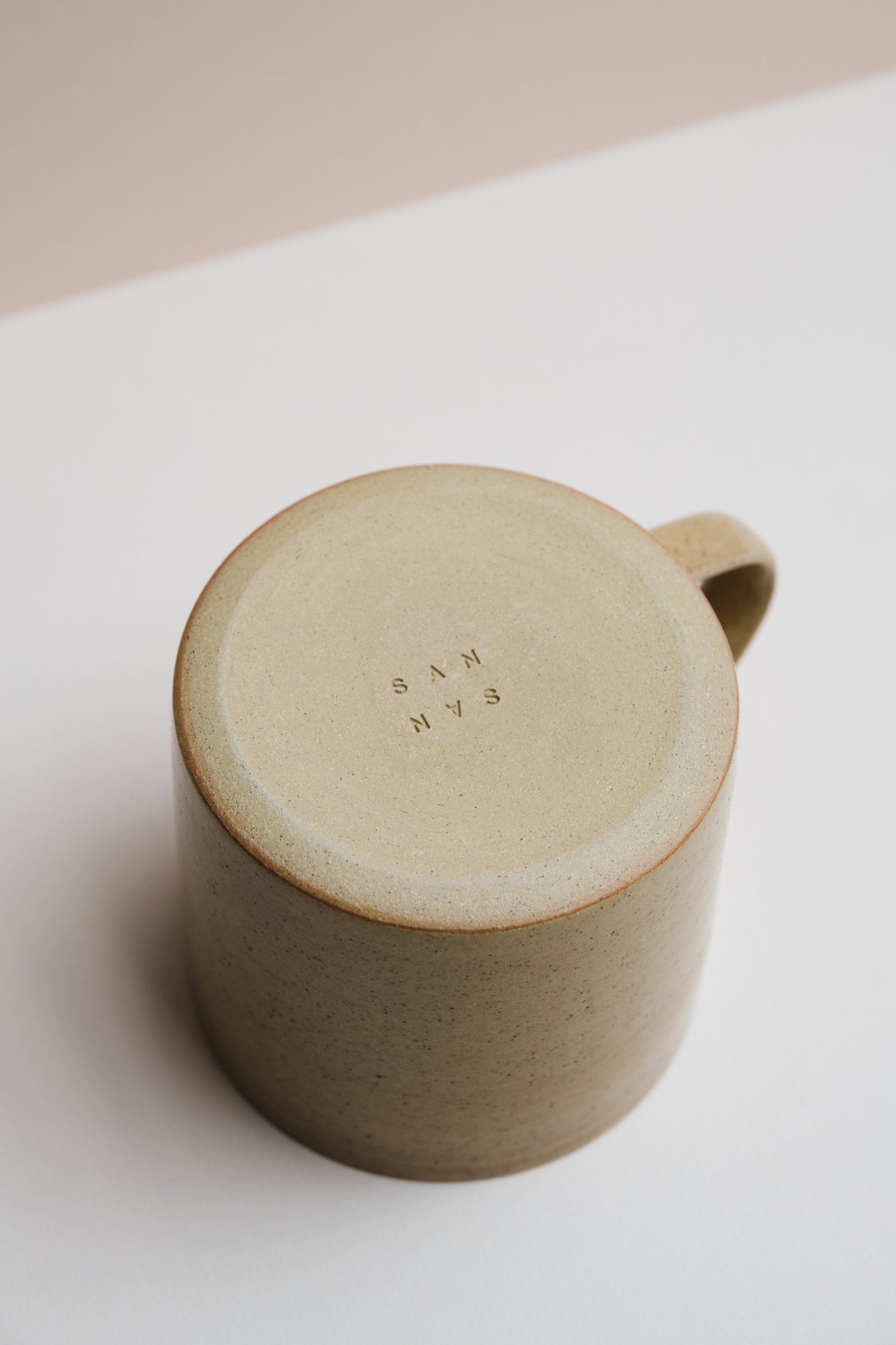 Large Brown Fleck Mug