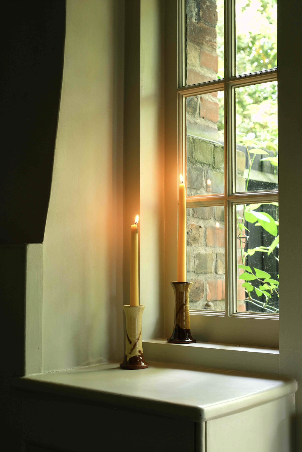 Slip Glaze Candle Holder by Rob Towler