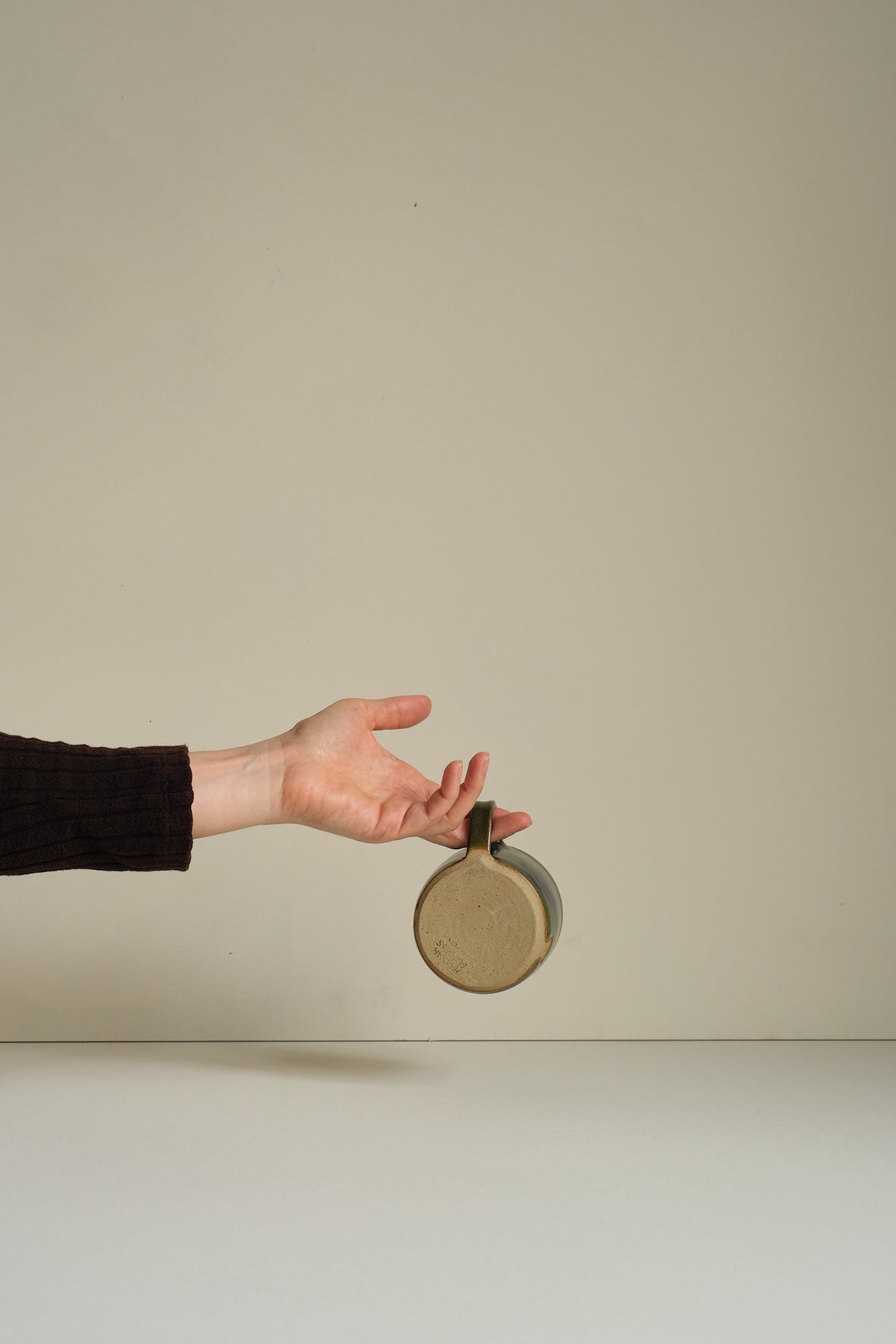 Abstract Moss Coffee Cup by Hannah Burgess