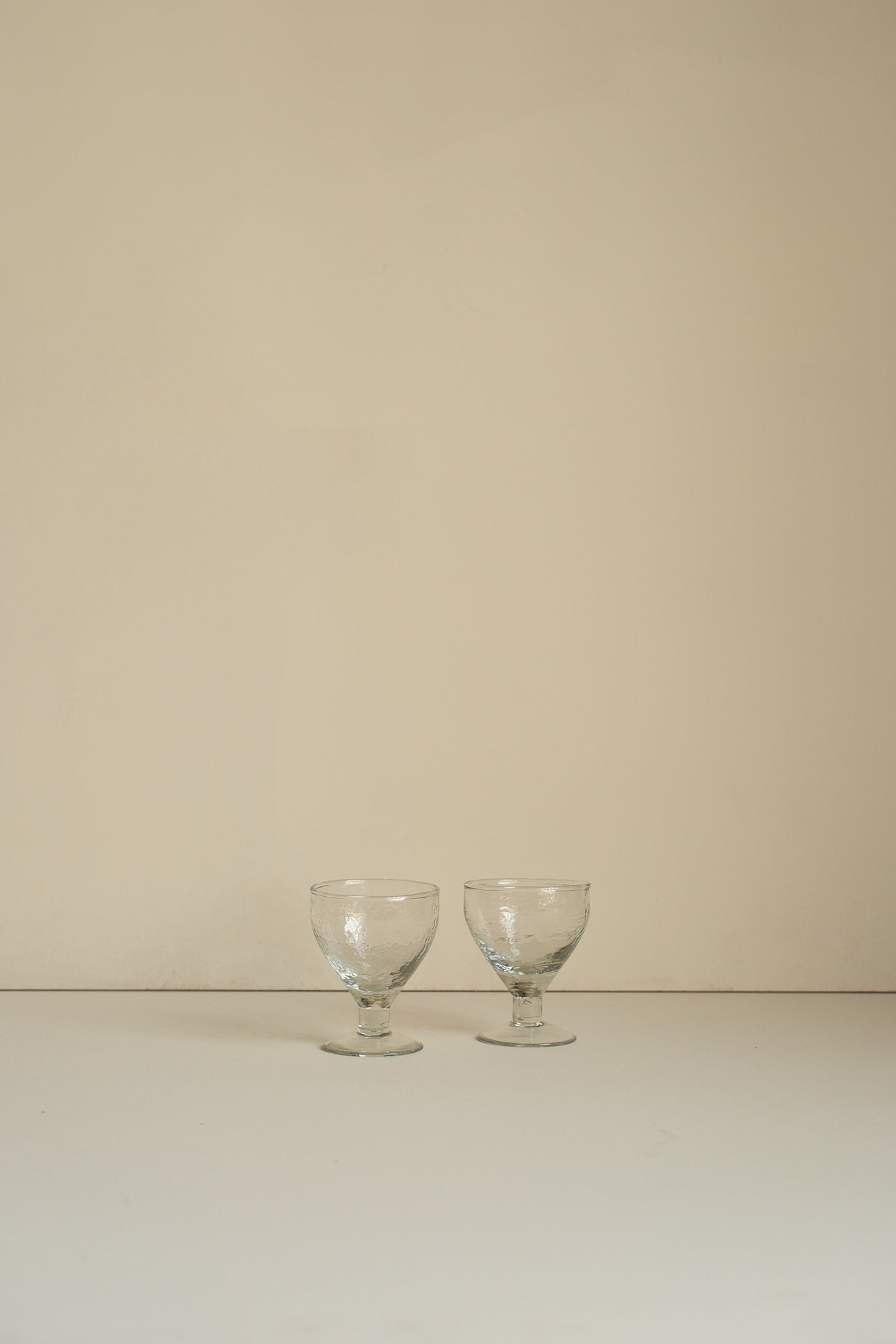 Pebbled Footed Glasses - Set of 4