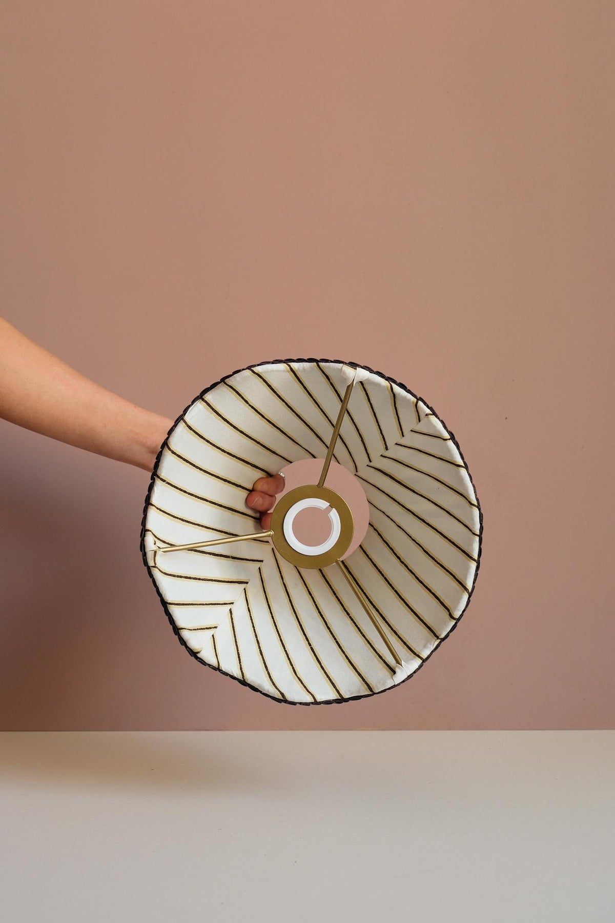 Scalloped Pleated Lampshade