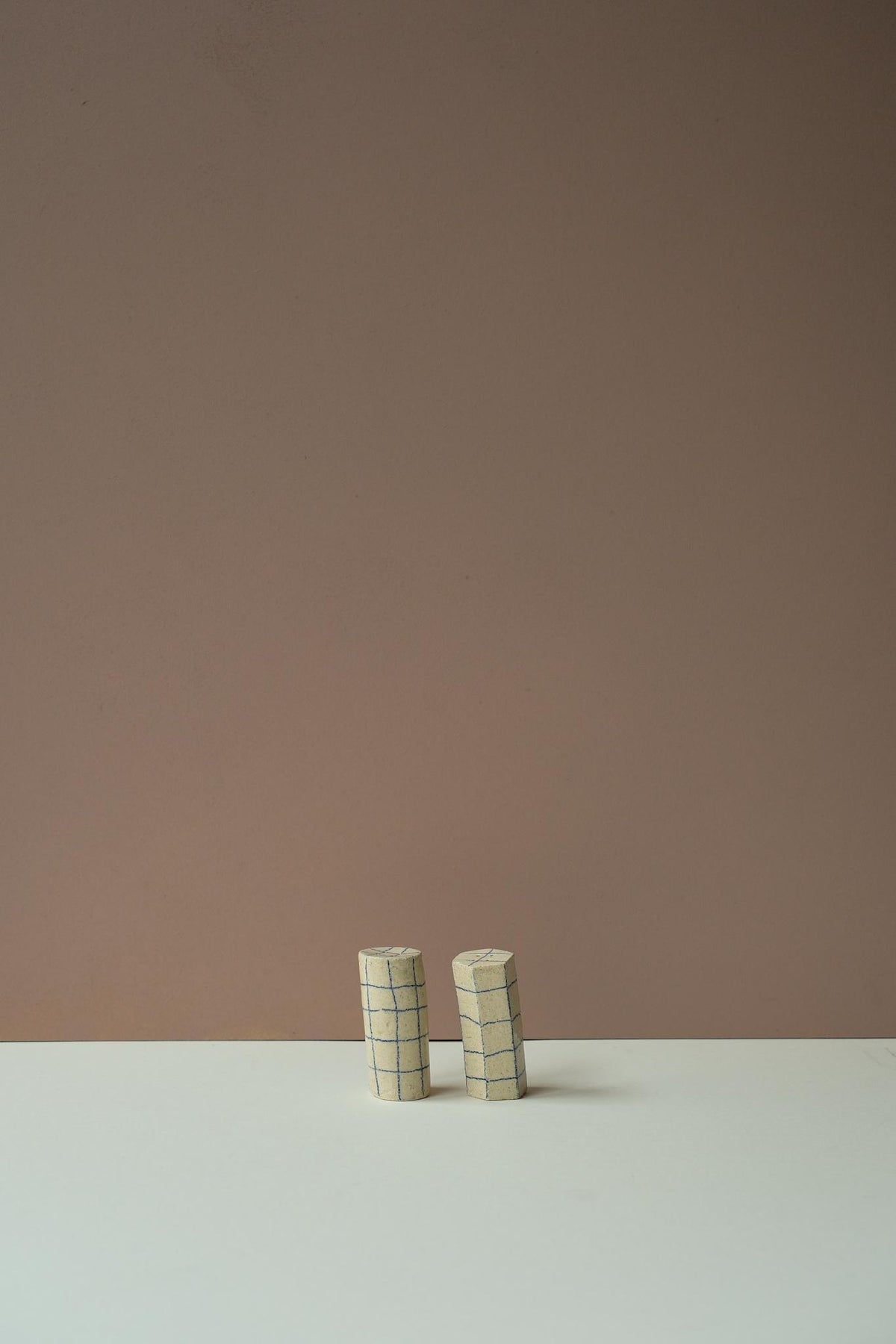 Grid Salt &amp; Pepper Shakers