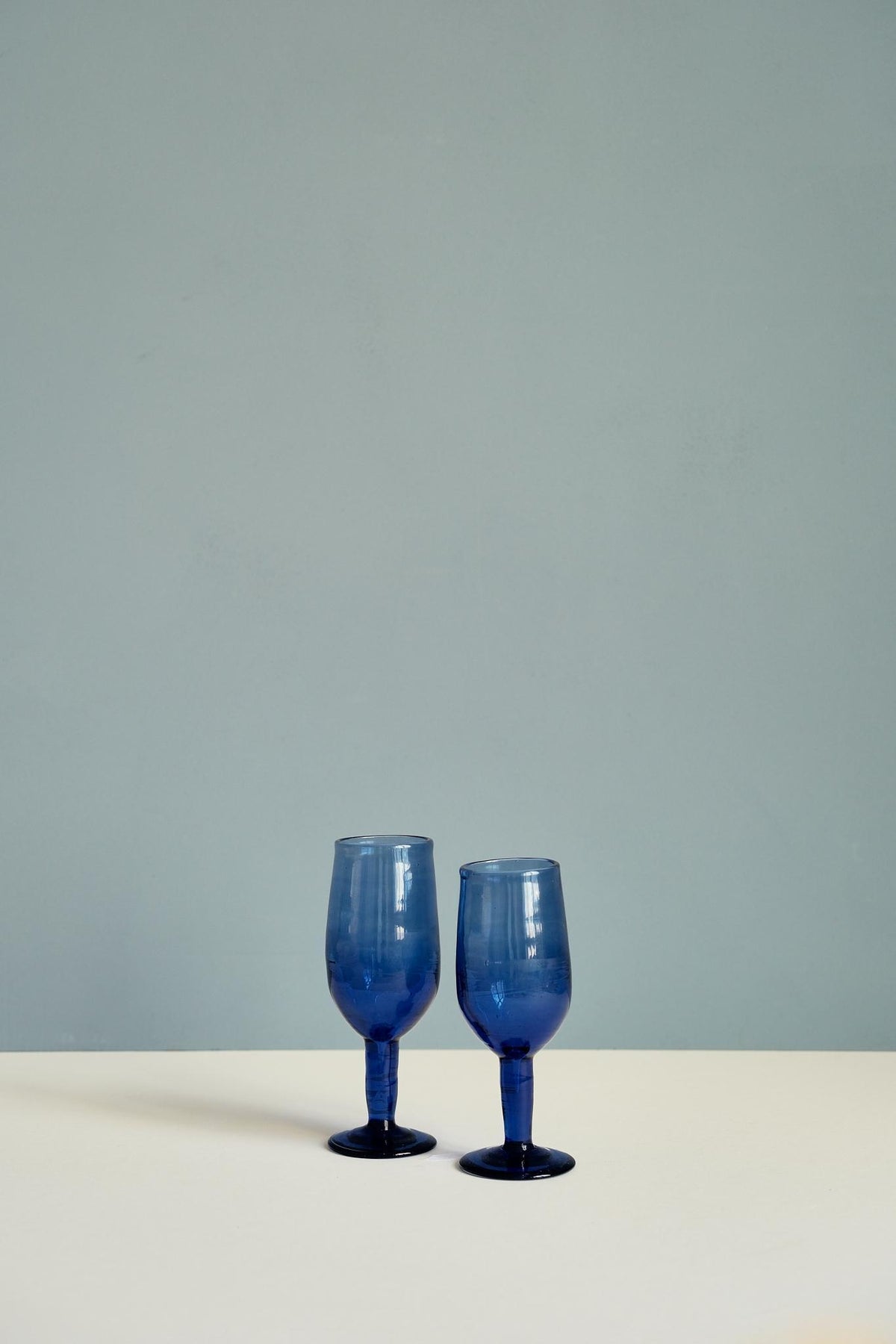 Handmade Coloured Wine Glass