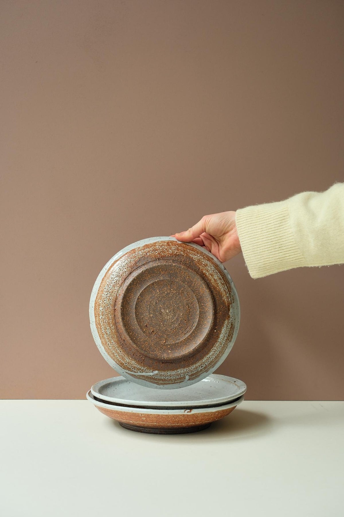 Shino Serving Dish by Ingot Objects
