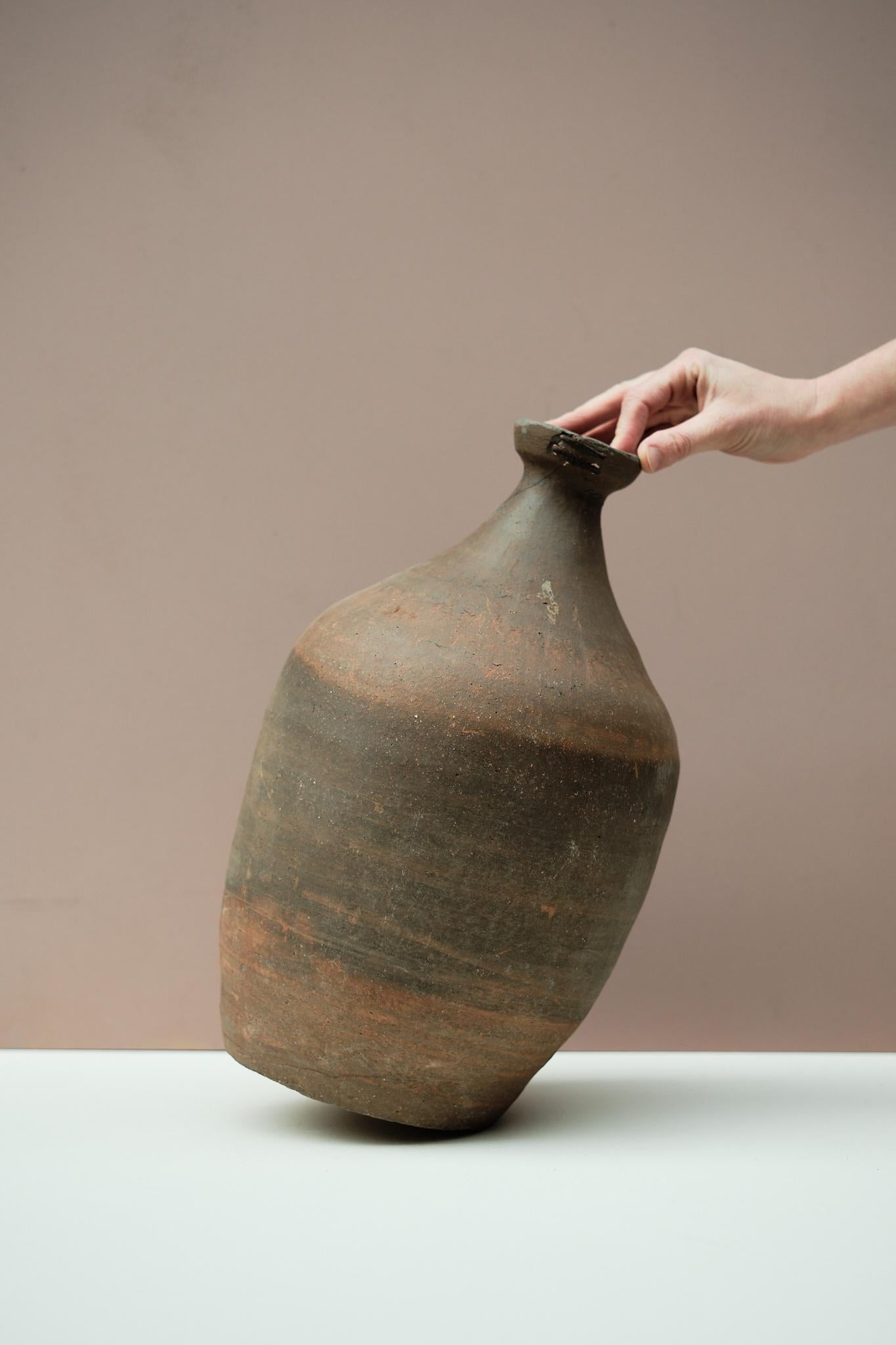 Antique Asian Rice Wine Vase