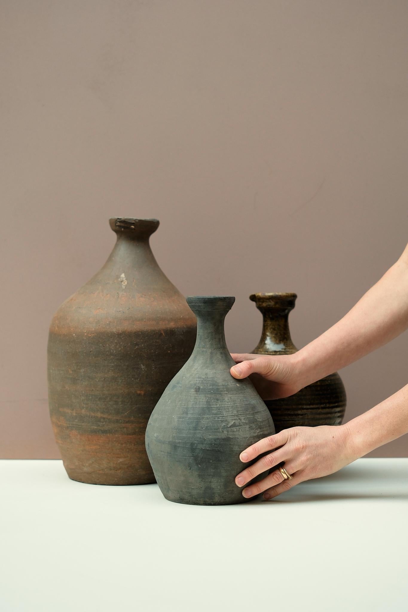 Antique Asian Rice Wine Vase