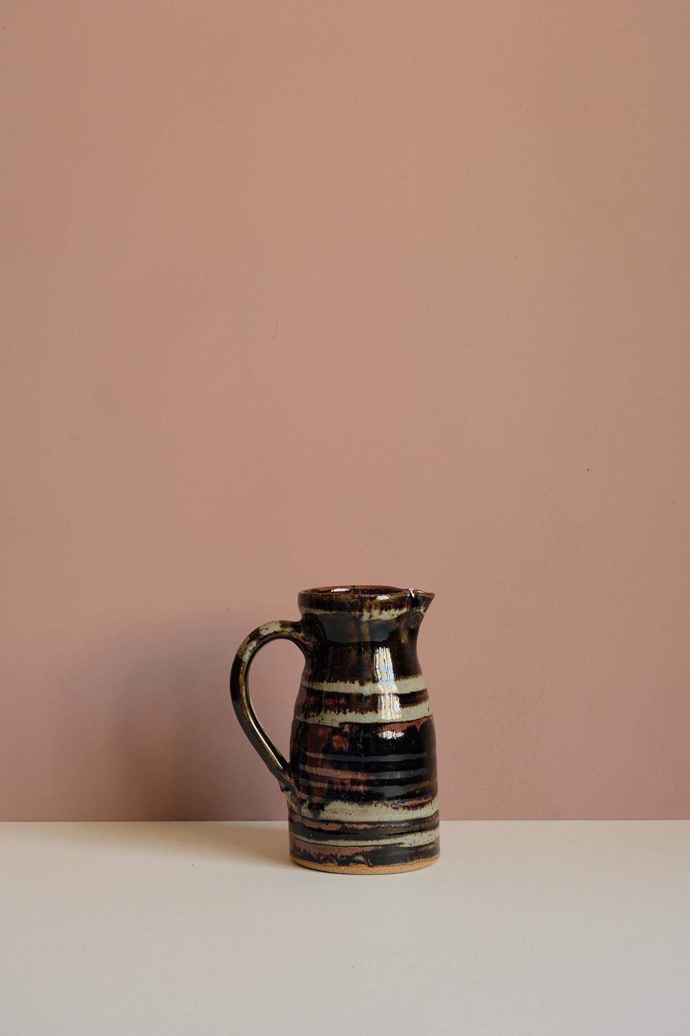 Stripe Glaze Jug by Jack Welbourne