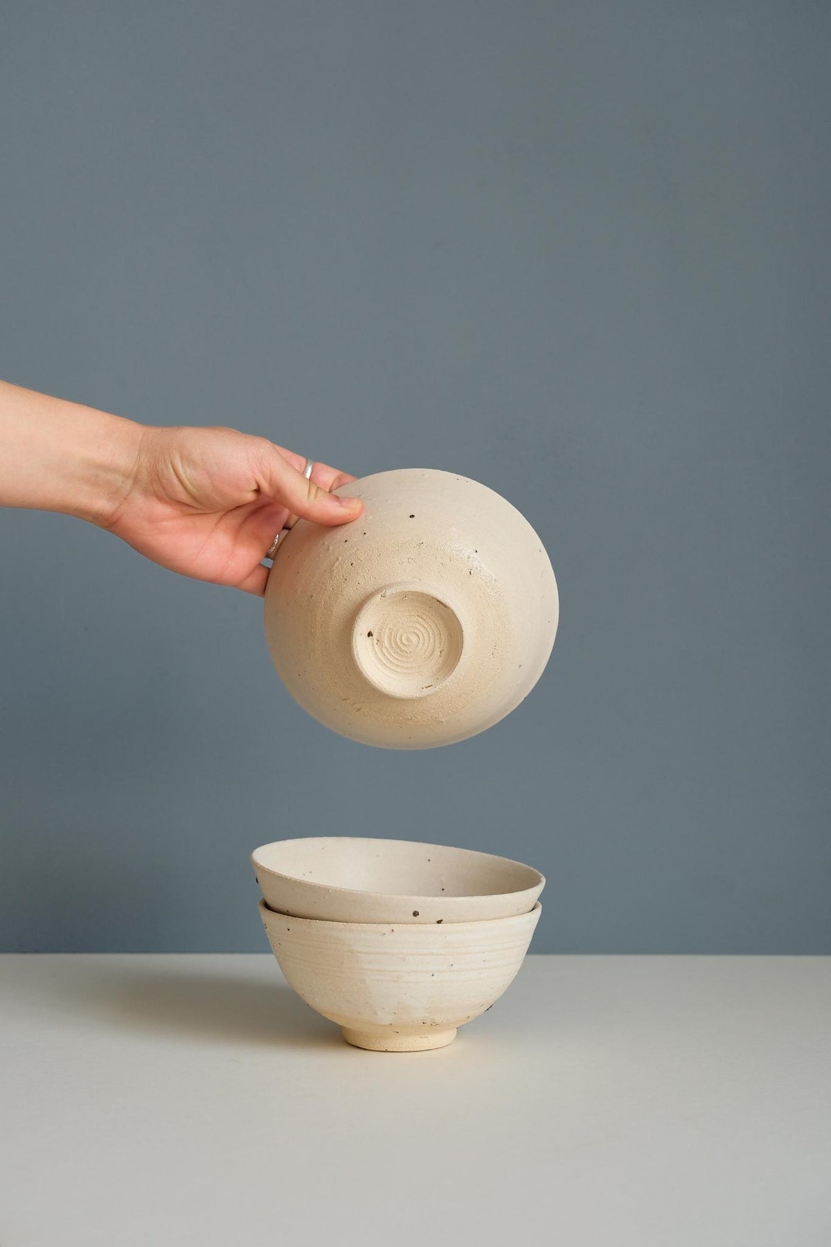 White Glaze Bowl by Ellen Pearce-Davies