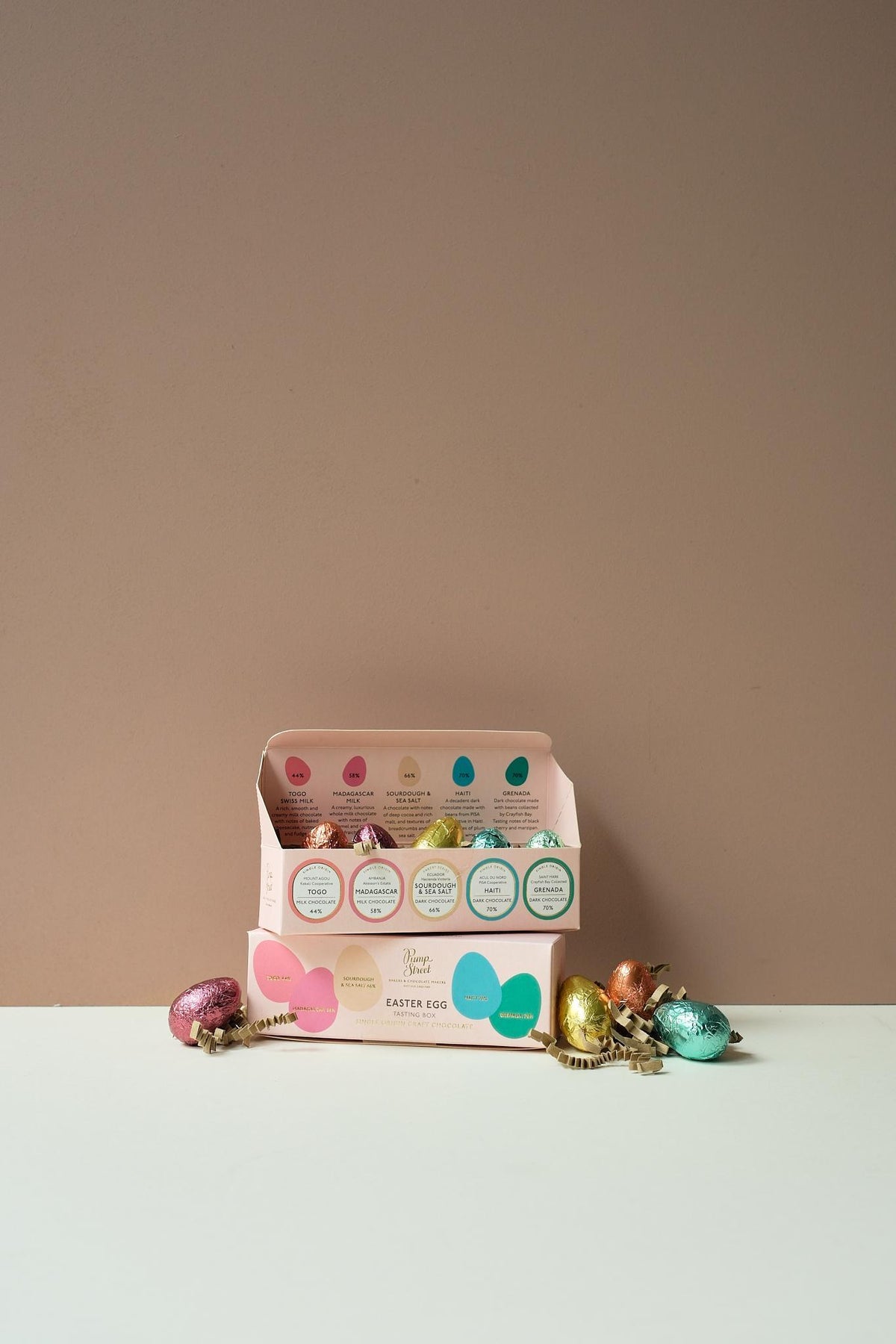 Chocolate Egg Tasting Box by Pump Street Bakery