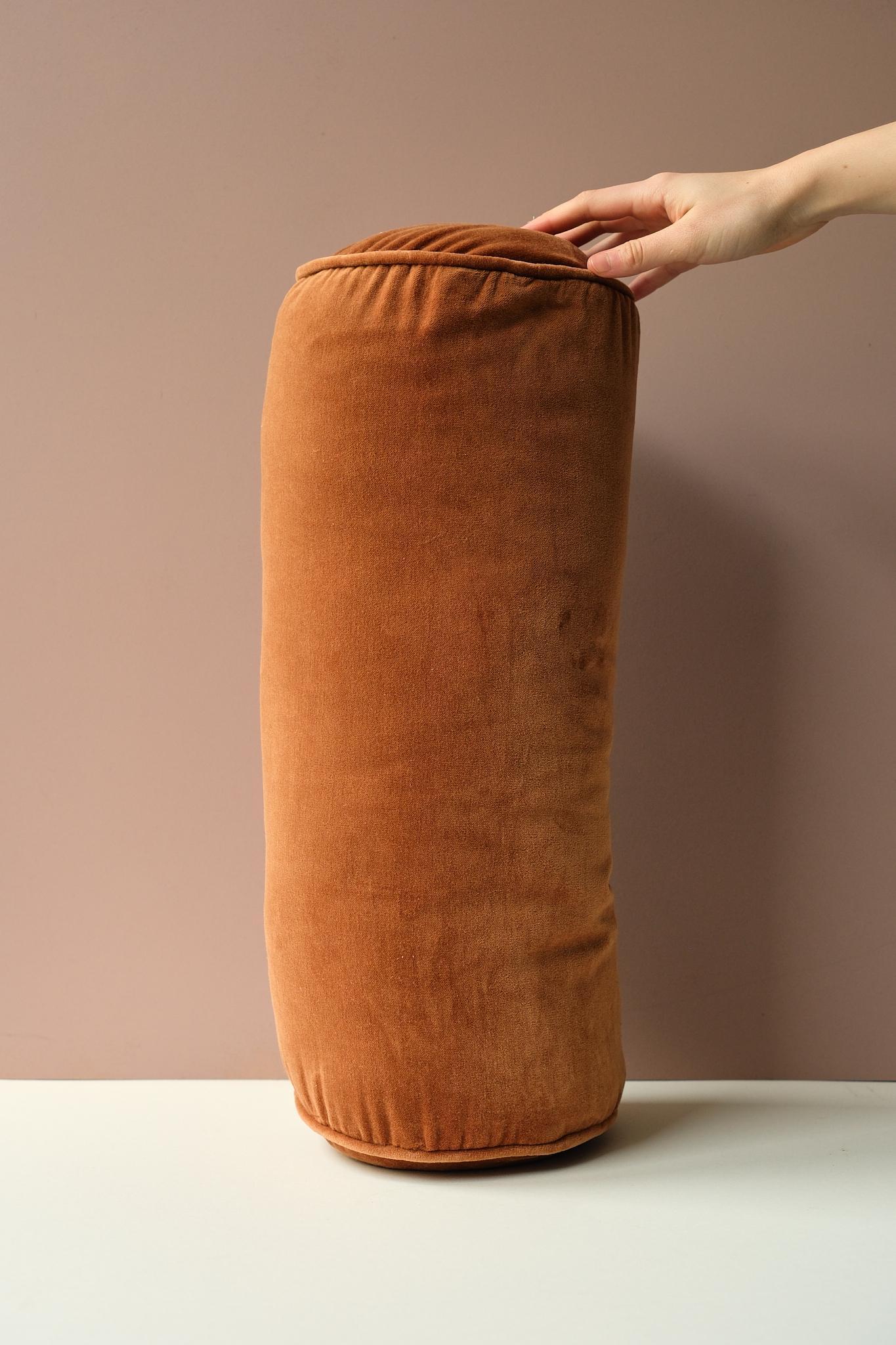 Velvet Bolster Cushion by Madame Stoltz