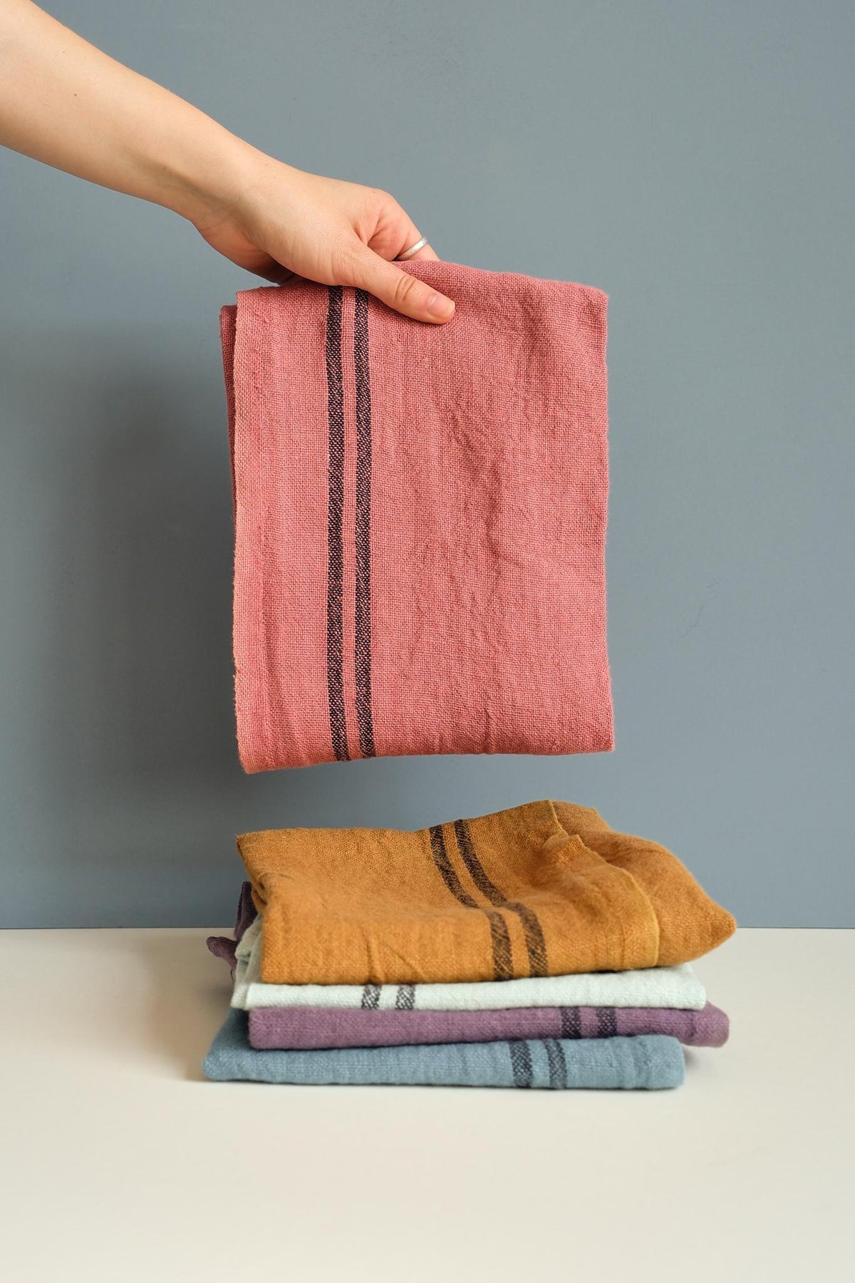Country Linen Tea Towel by Charvet Editions