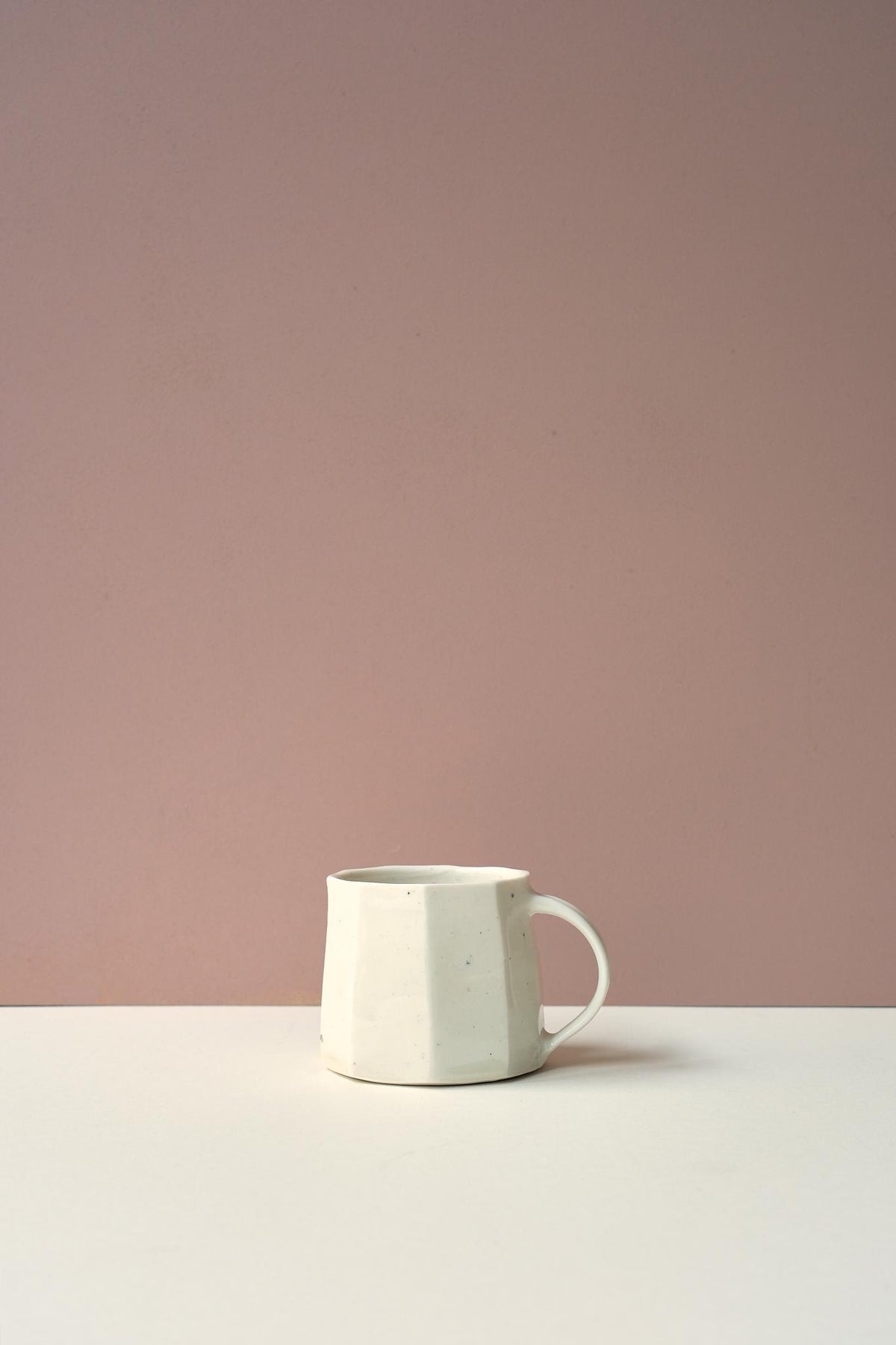 Faceted Porcelain Mug by Robert Hunter