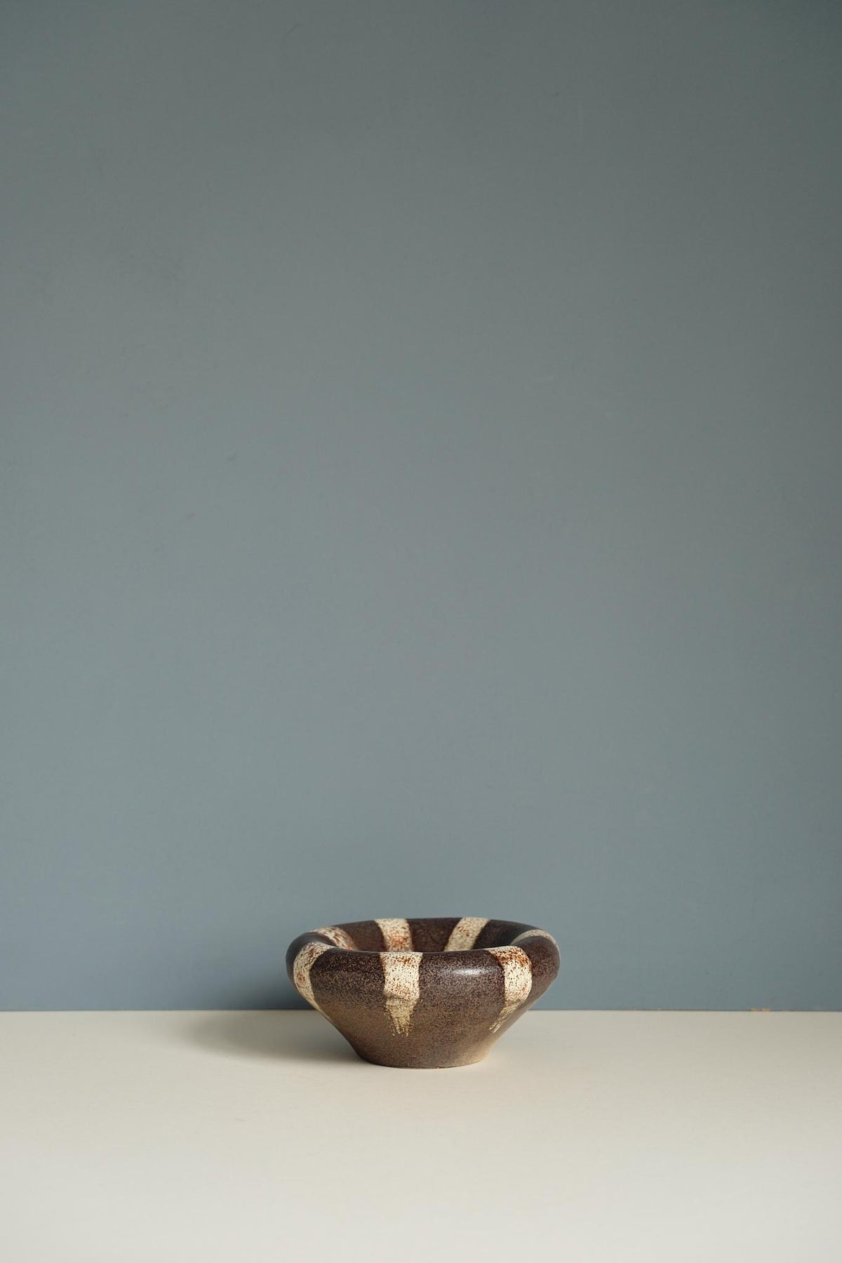 Stripe Stoneware Bowl