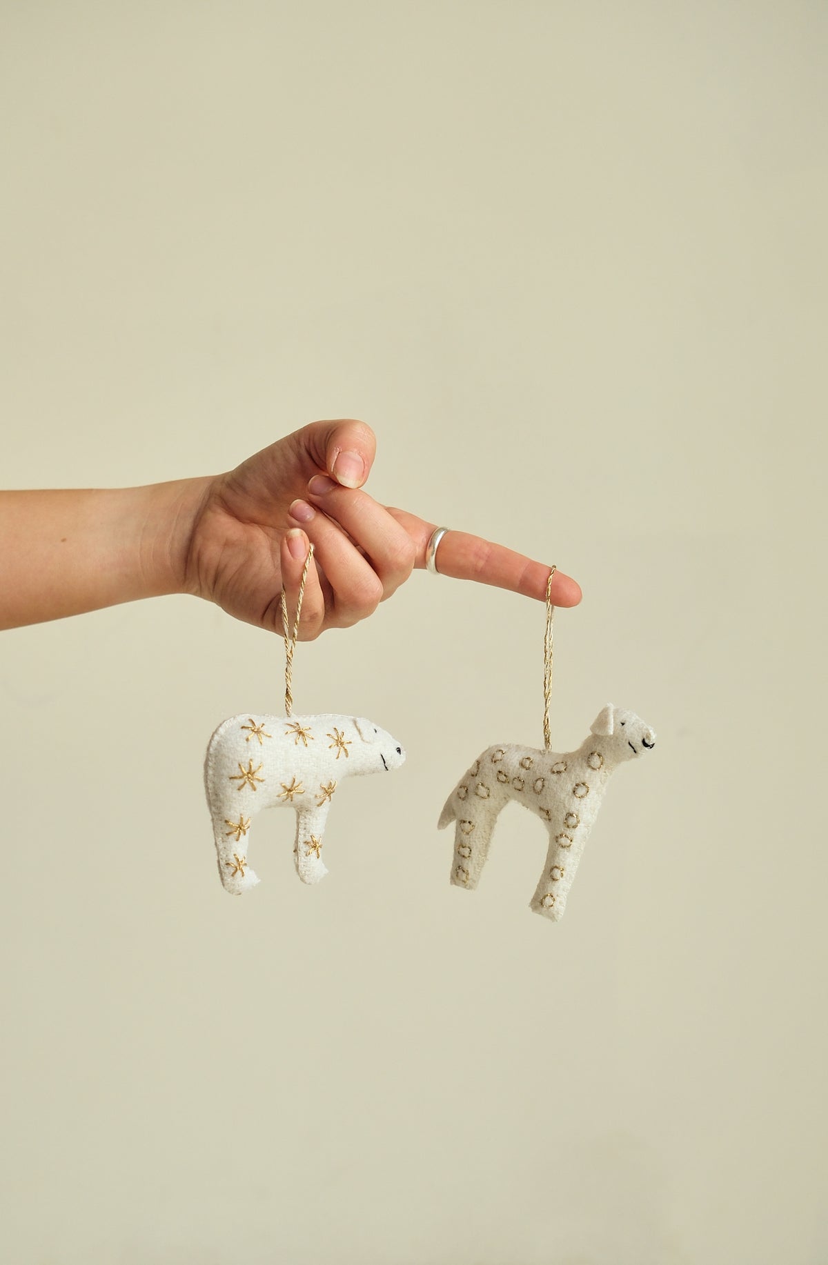 Embroidered Dog Decoration