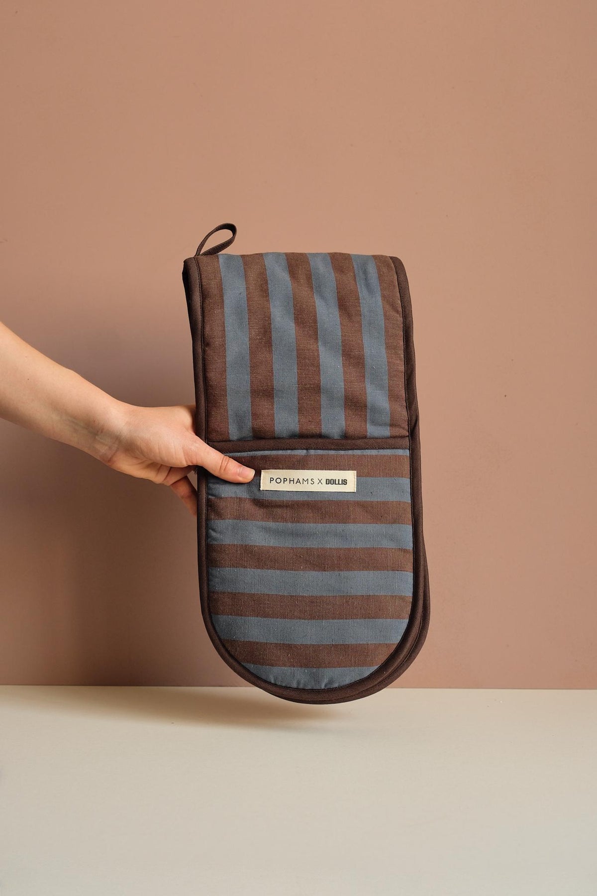 Stripe Oven Glove by Dollis x Pophams