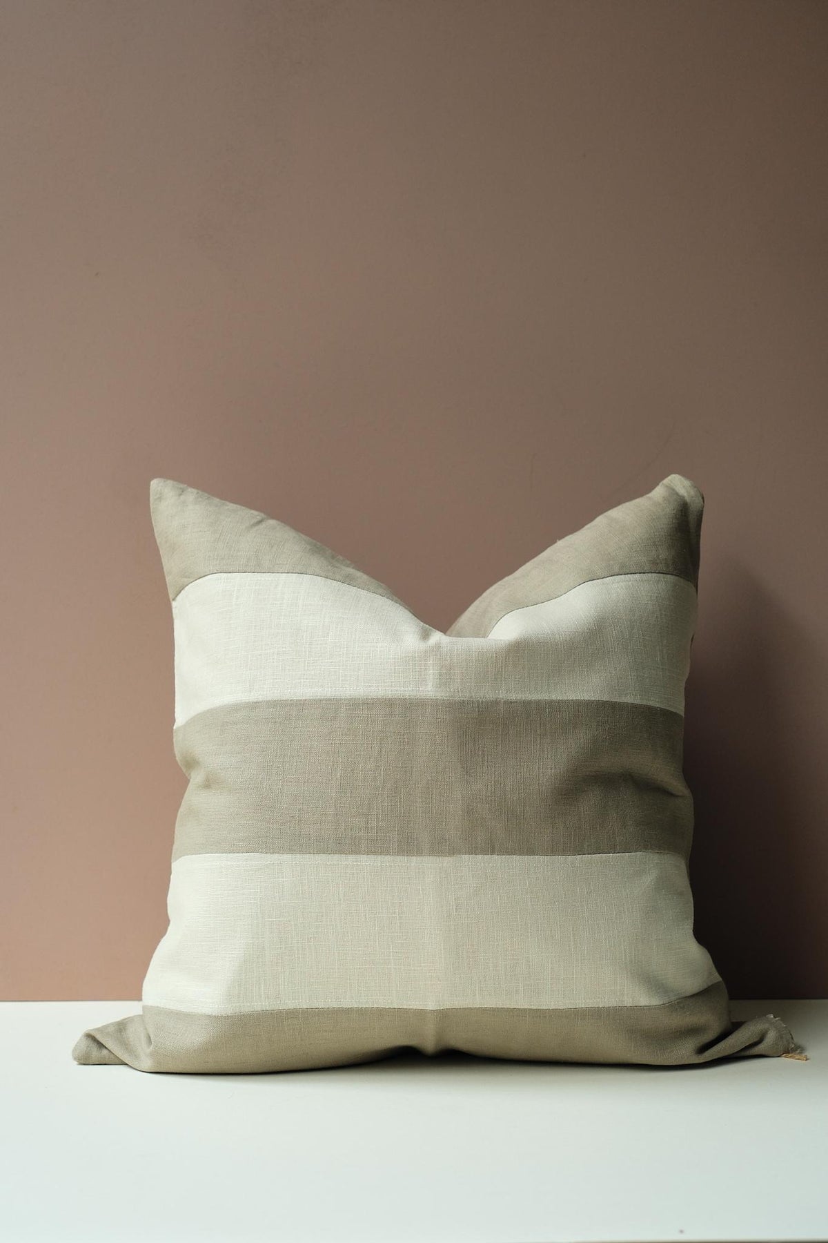 Wide Stripe Cushion by Form & Balance