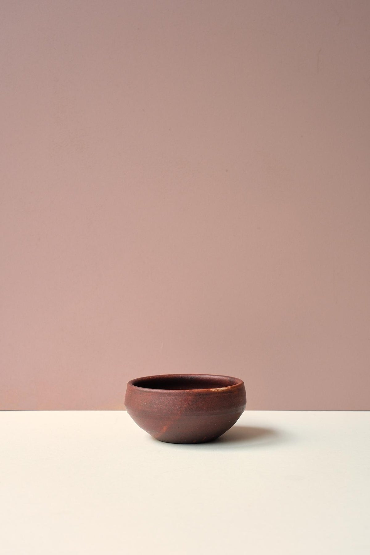 Small Red-Brown Glaze Bowl by Grace McCarthy
