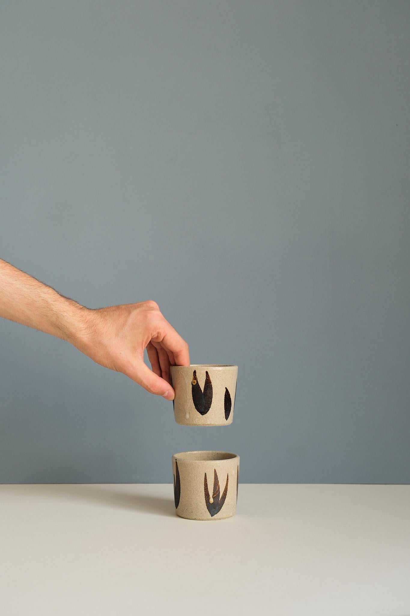 London Fields Oxide Flat White Cup by Apostrophe