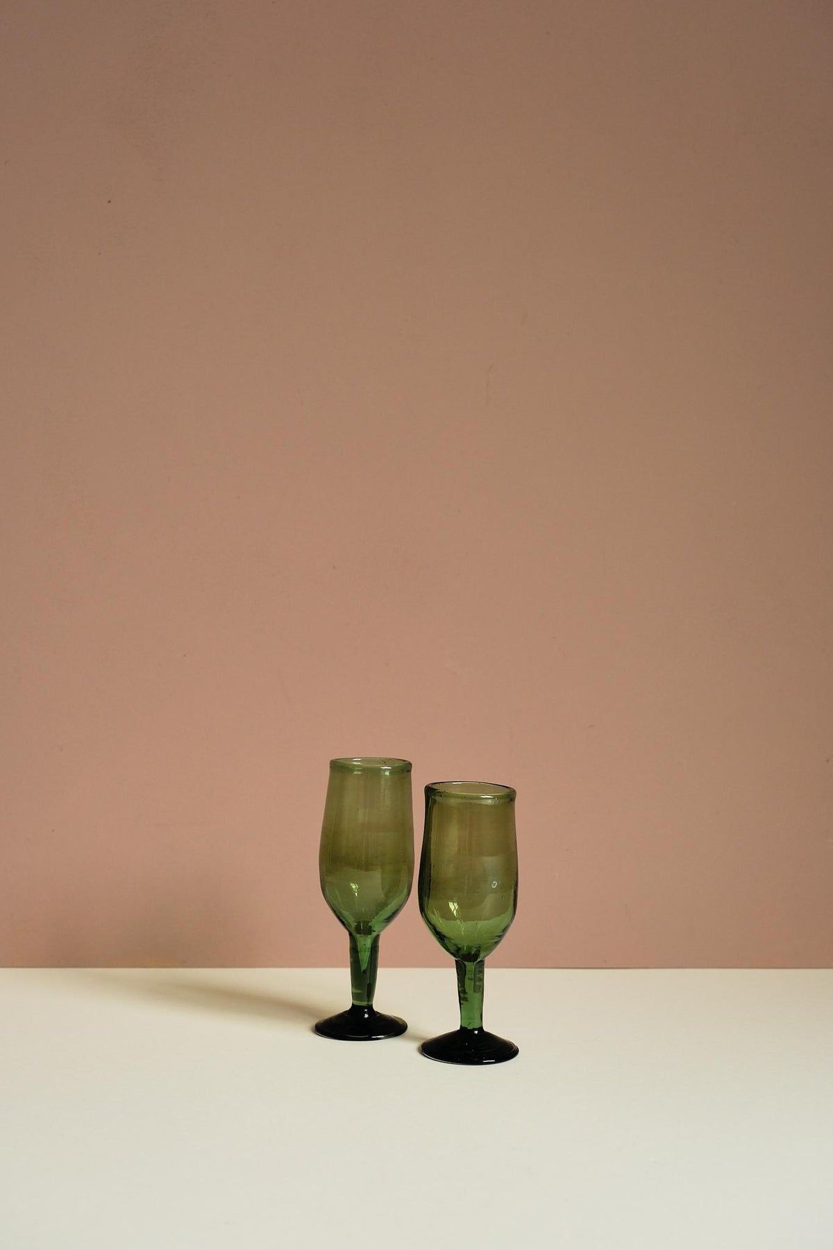 Handmade Coloured Wine Glass