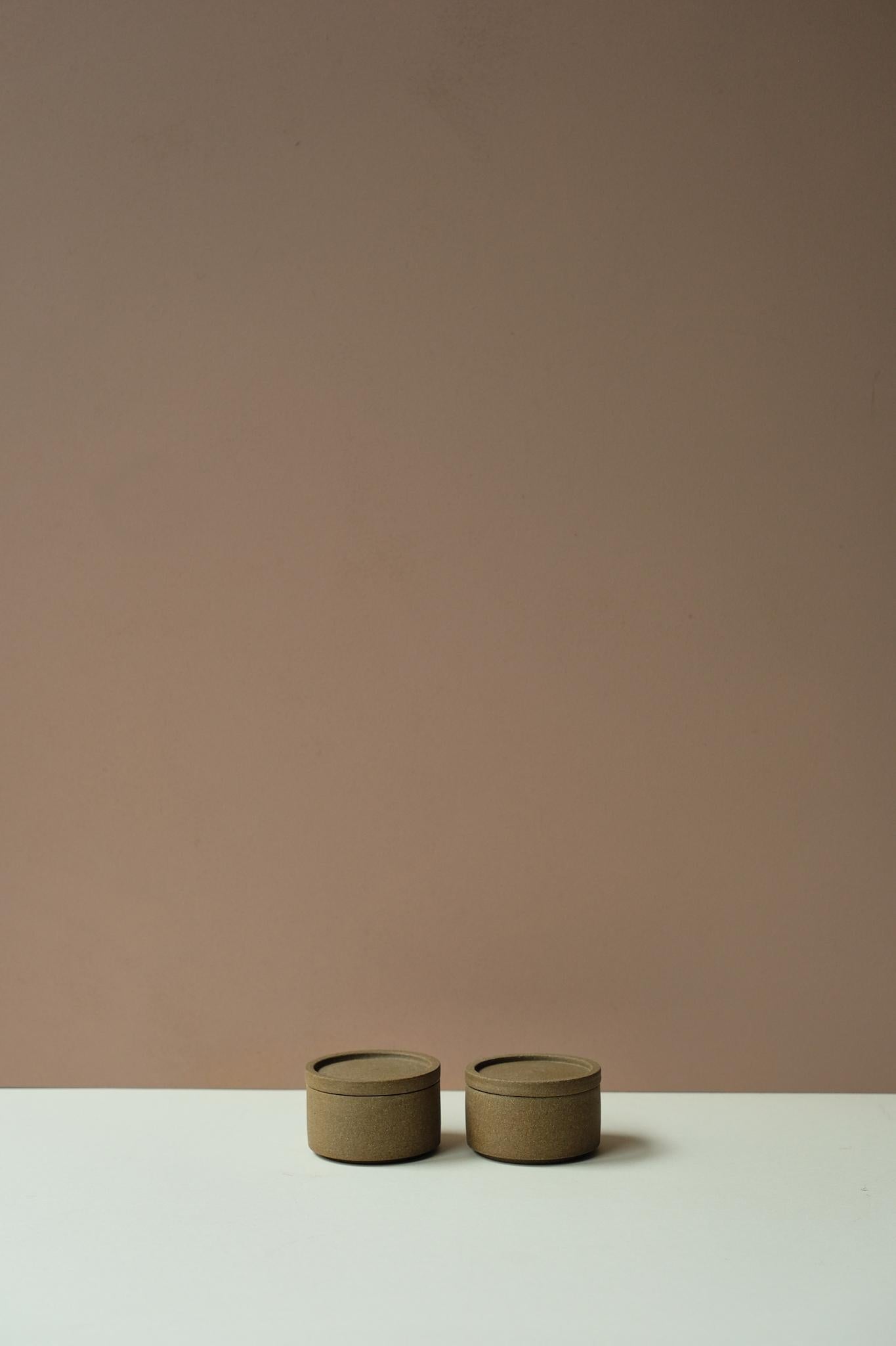 Hemp Small Salt & Pepper Jar Pair by Y.Pottery
