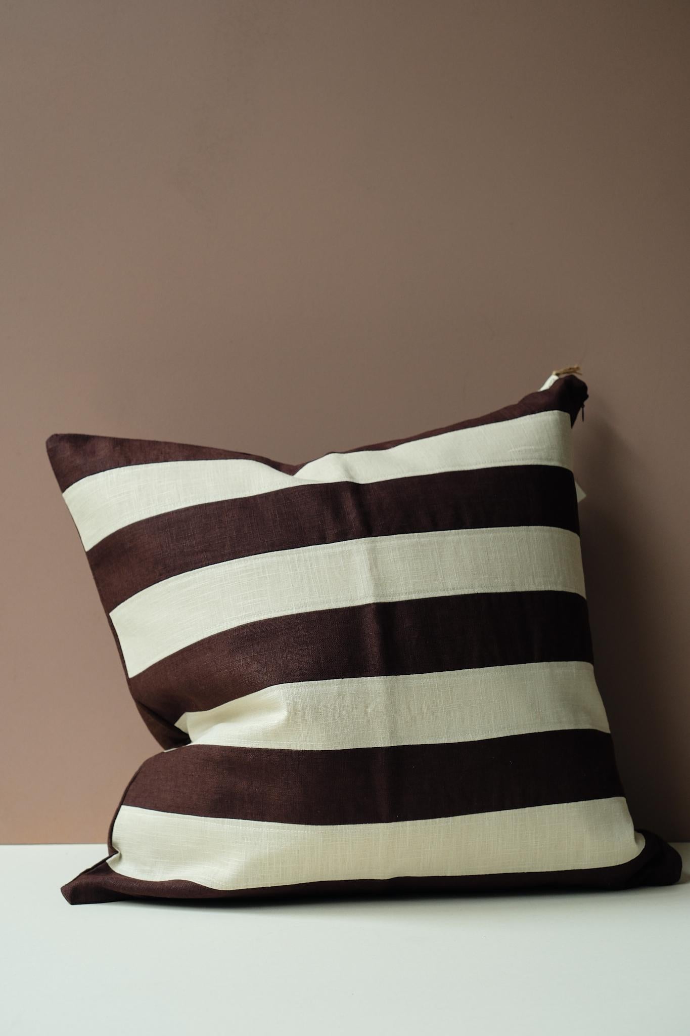 Slim Stripe Cushion Cover by Form & Balance