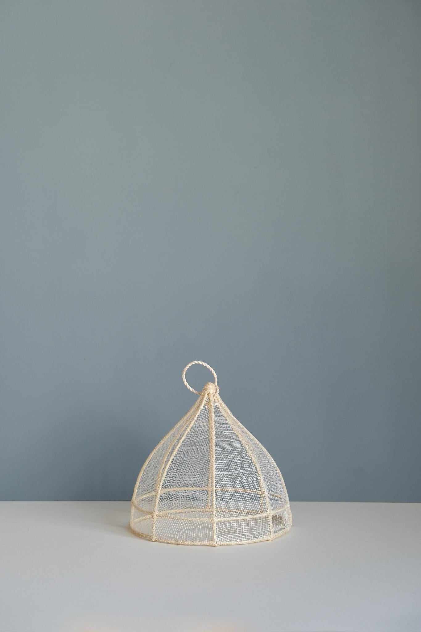Small Round Hemp Net Food Cover